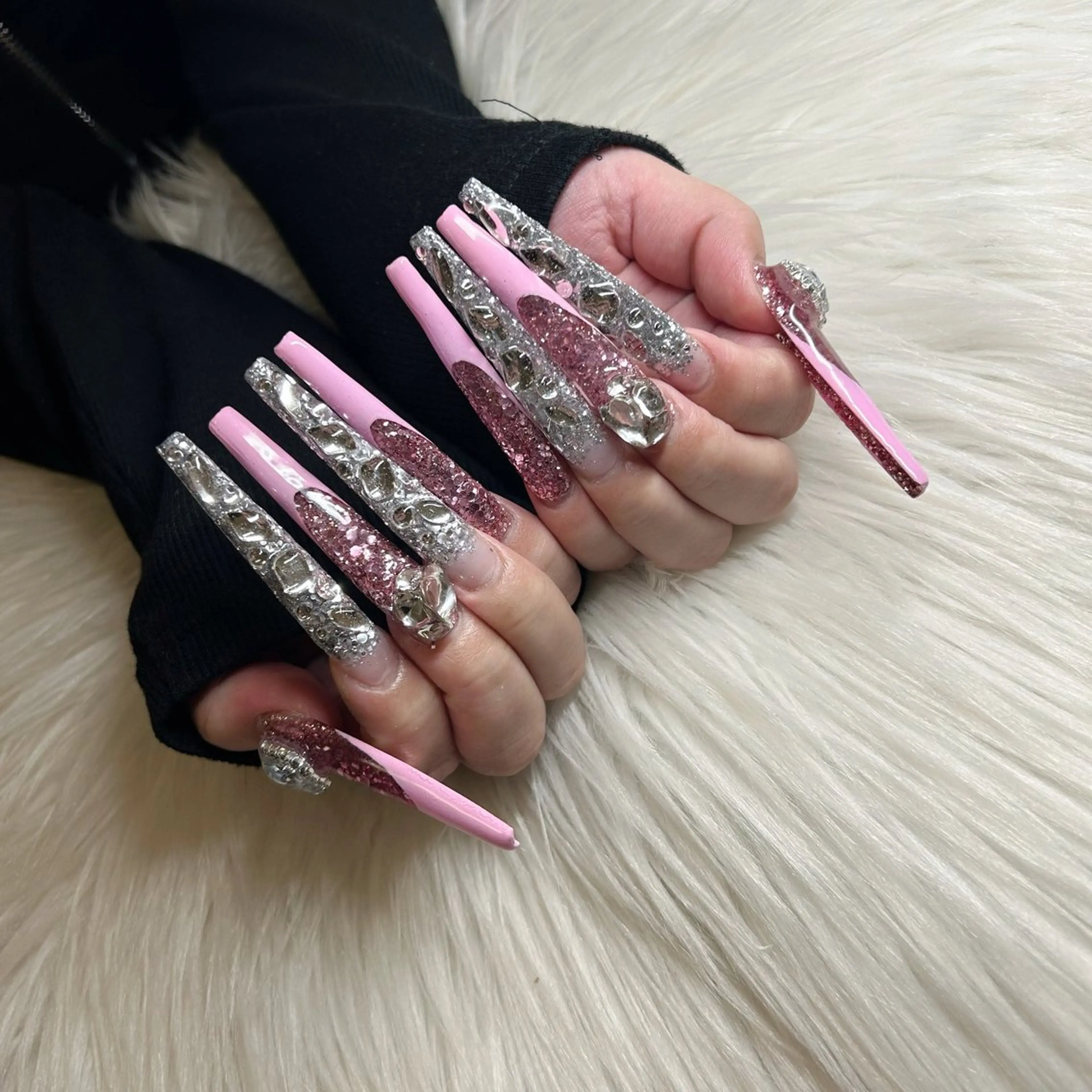 オフ込みスカルプスーパーロングワンカラーの写真