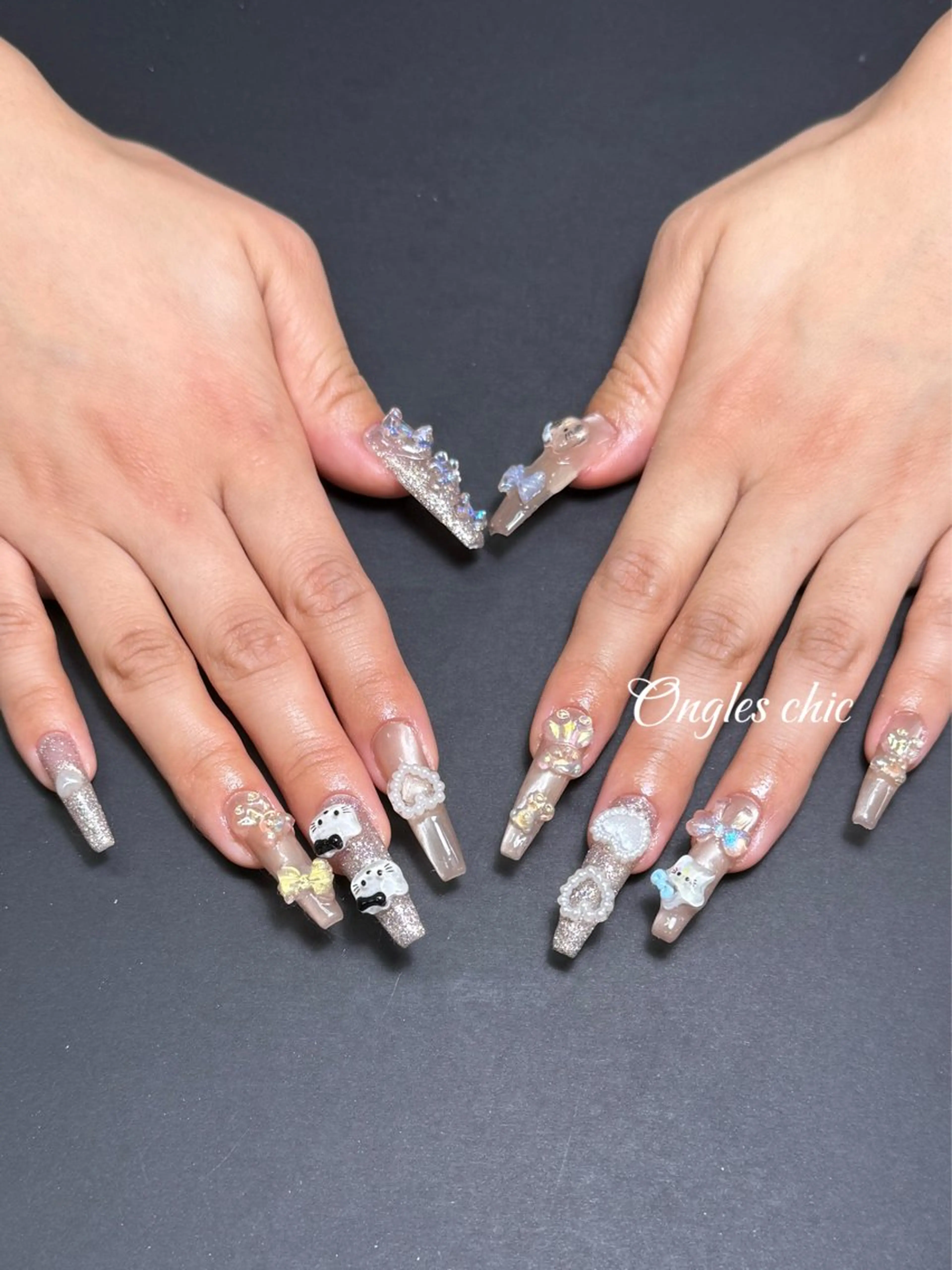 ネイル ハンドネイル ハンドケア ongles chicのネイルデザイン