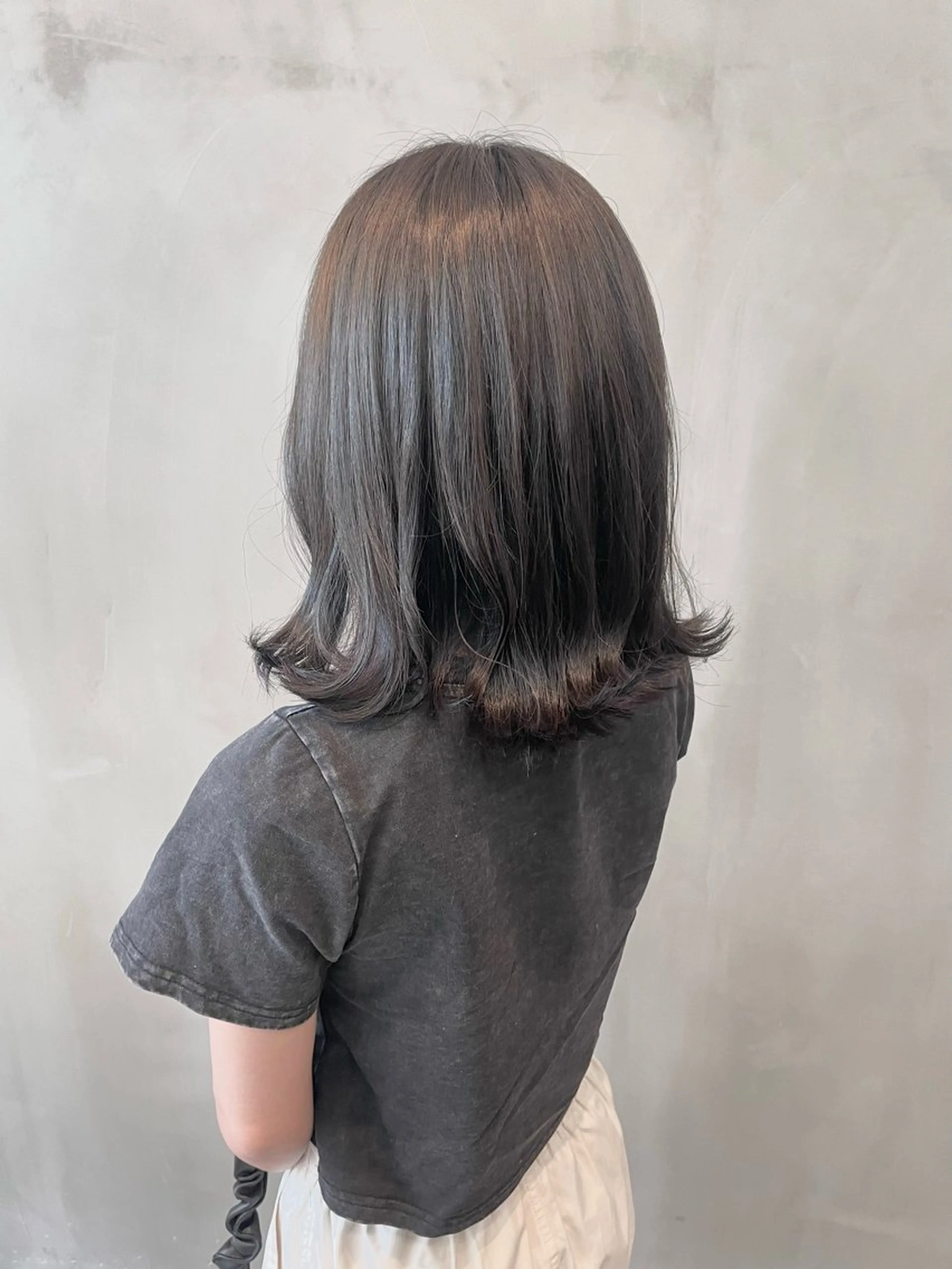 ミディアム カット ヘアカラー 透明感カラー◎ 大塚将人のヘアスタイル