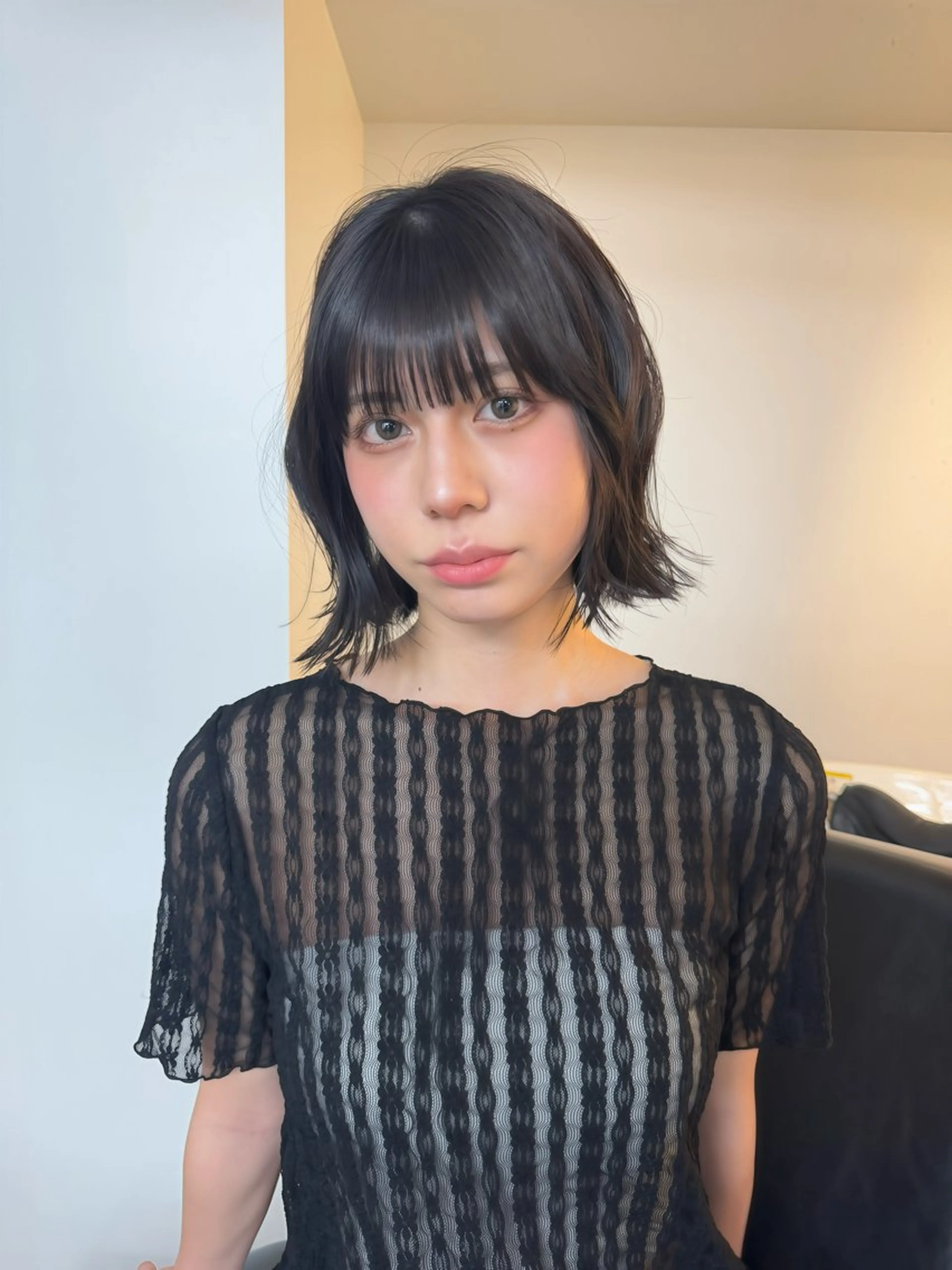 ショート カラー laff 新宿所属・ボブ/ケアパーマ/ レイヤー/縮毛矯正のヘアスタイル