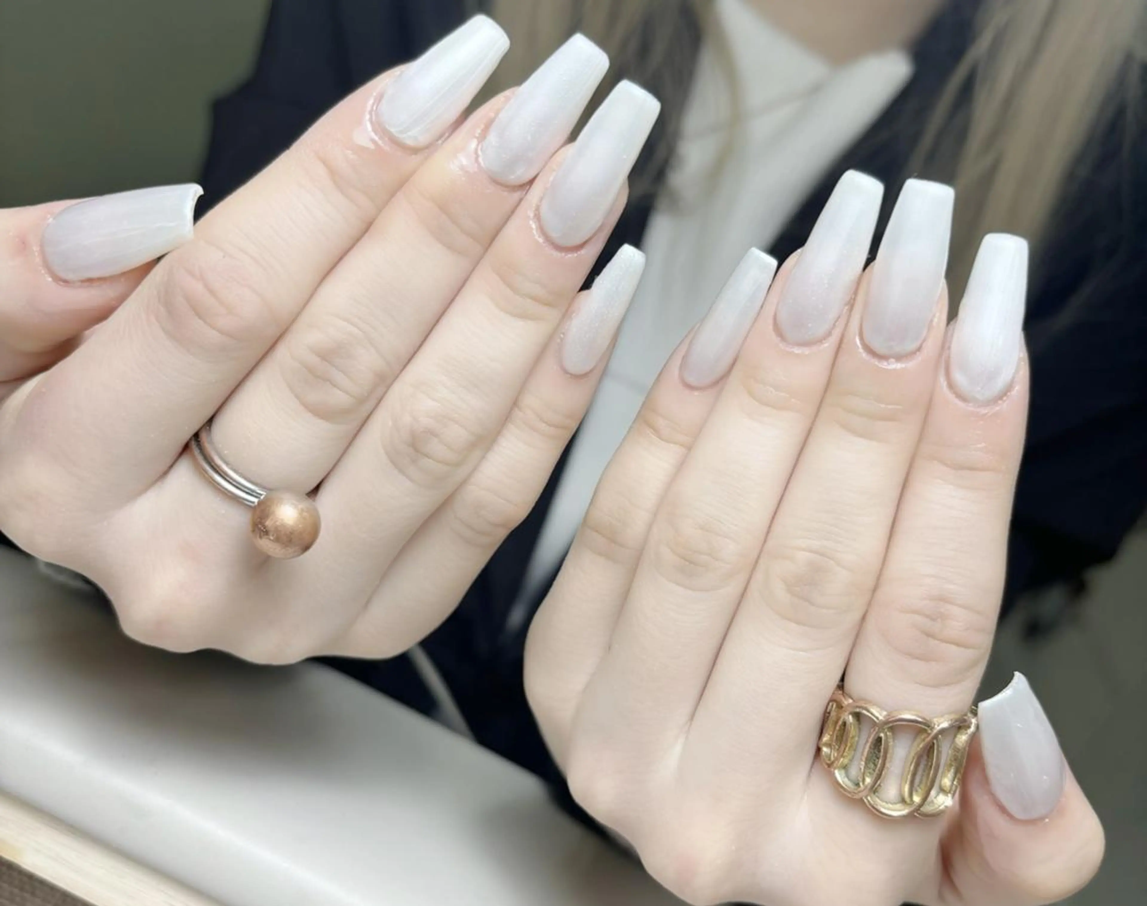 ネイル ハンドネイル na🎀🎀na ちゅるちゅるのネイルデザイン