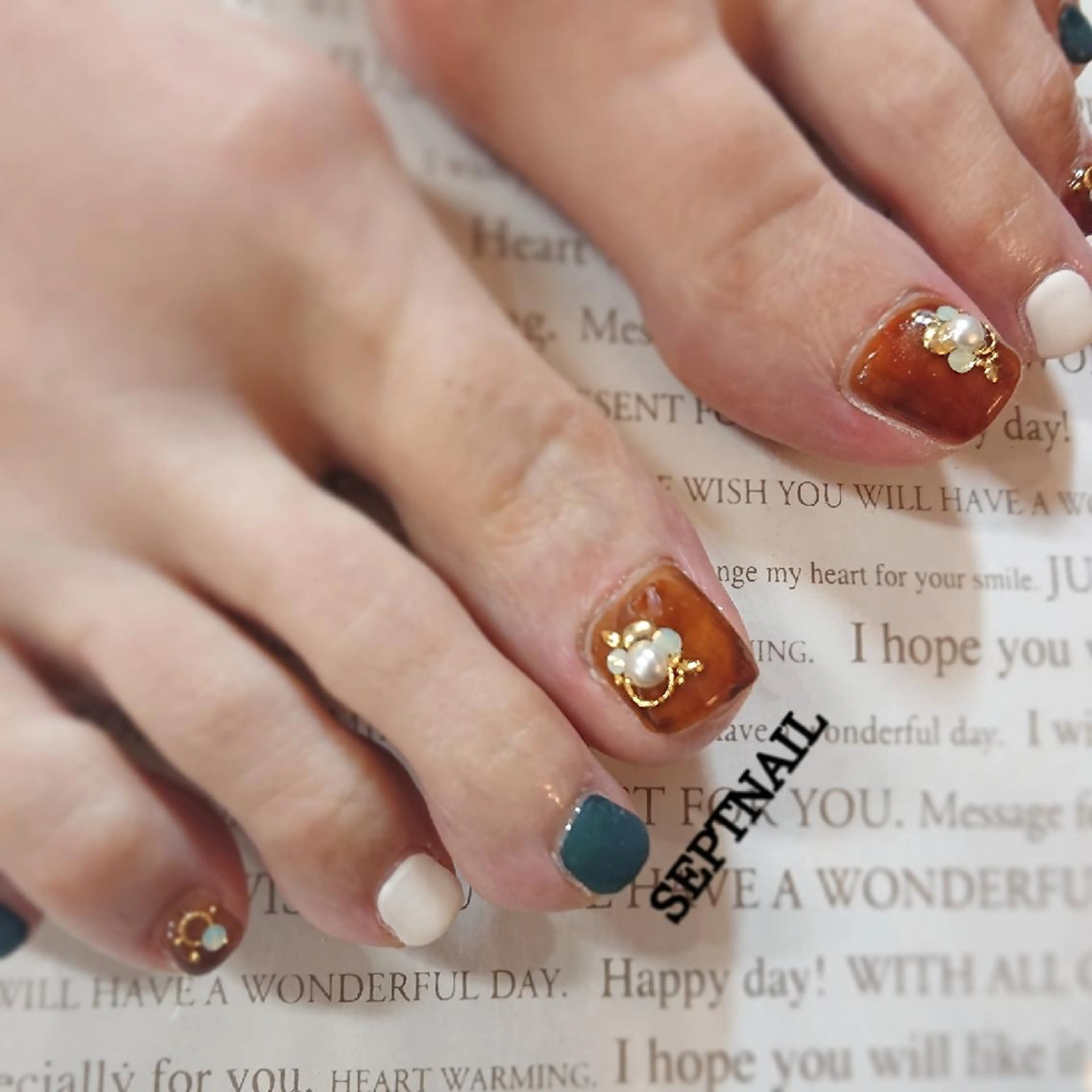 ネイル SEPTNAIL 中澤のネイルデザイン