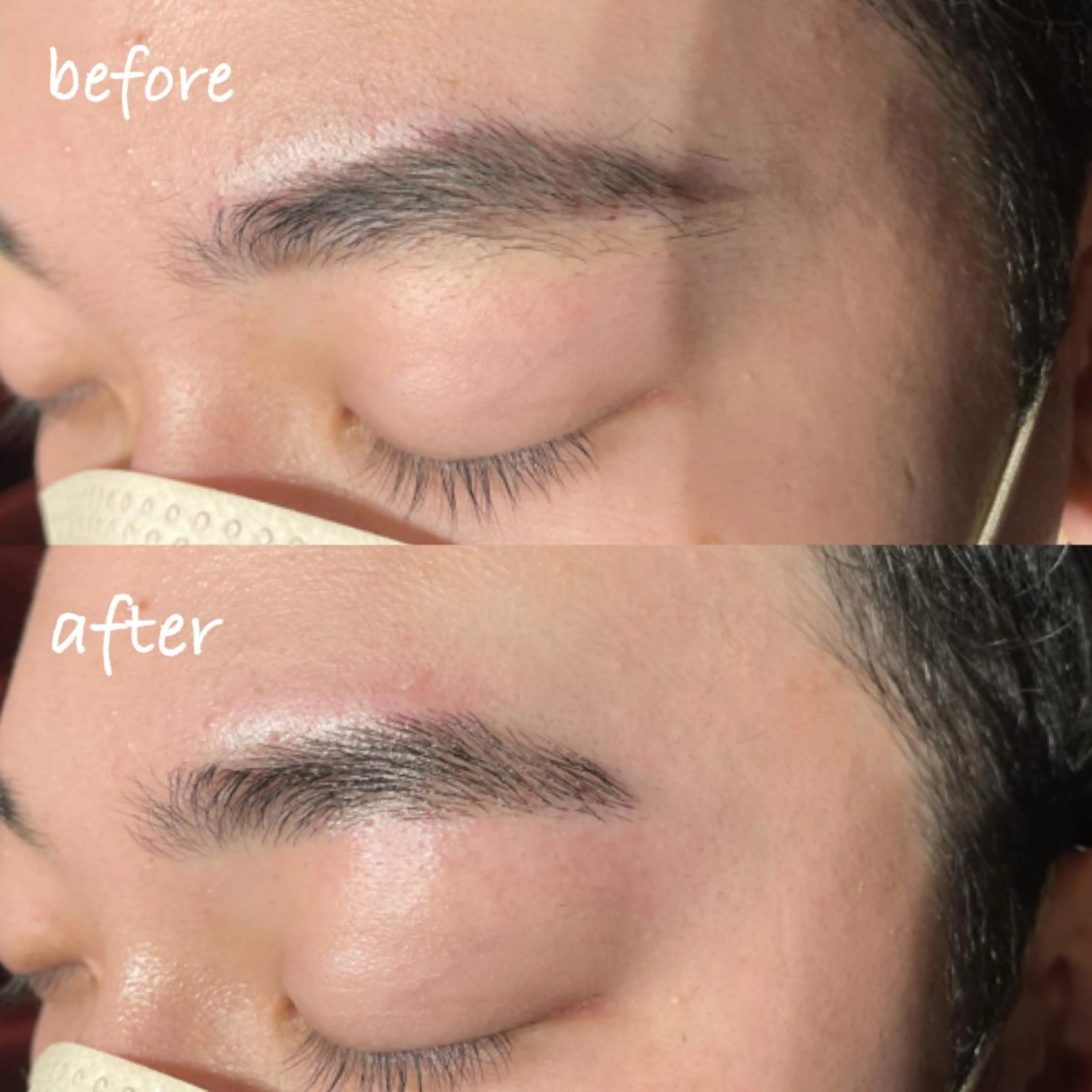 アイブロウ ワックス脱毛 RAD心斎橋山本 莉子のマツエク・マツパデザイン