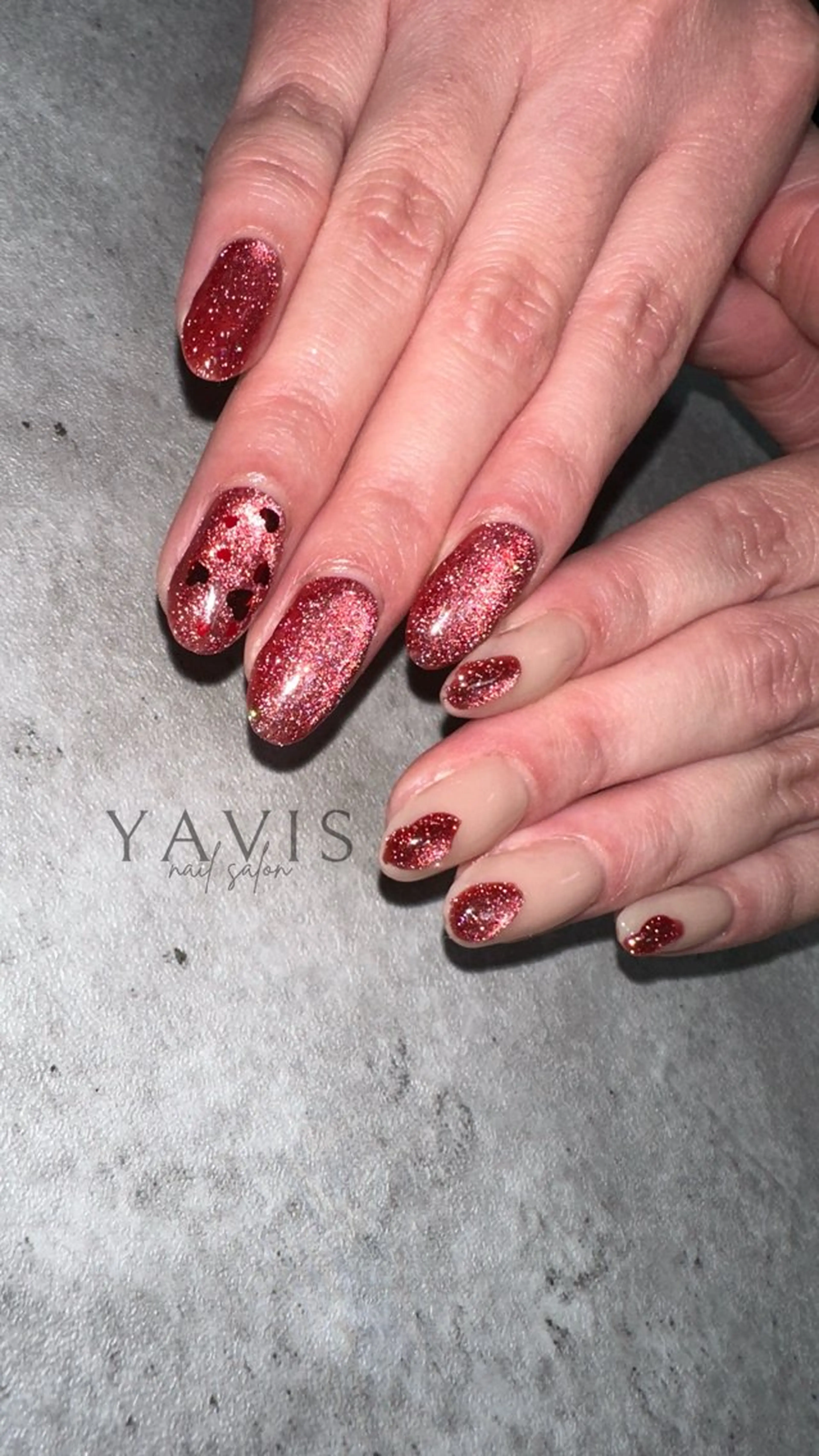 ネイル フラッシュネイル ハンドネイル YAVIS_ nailのネイルデザイン