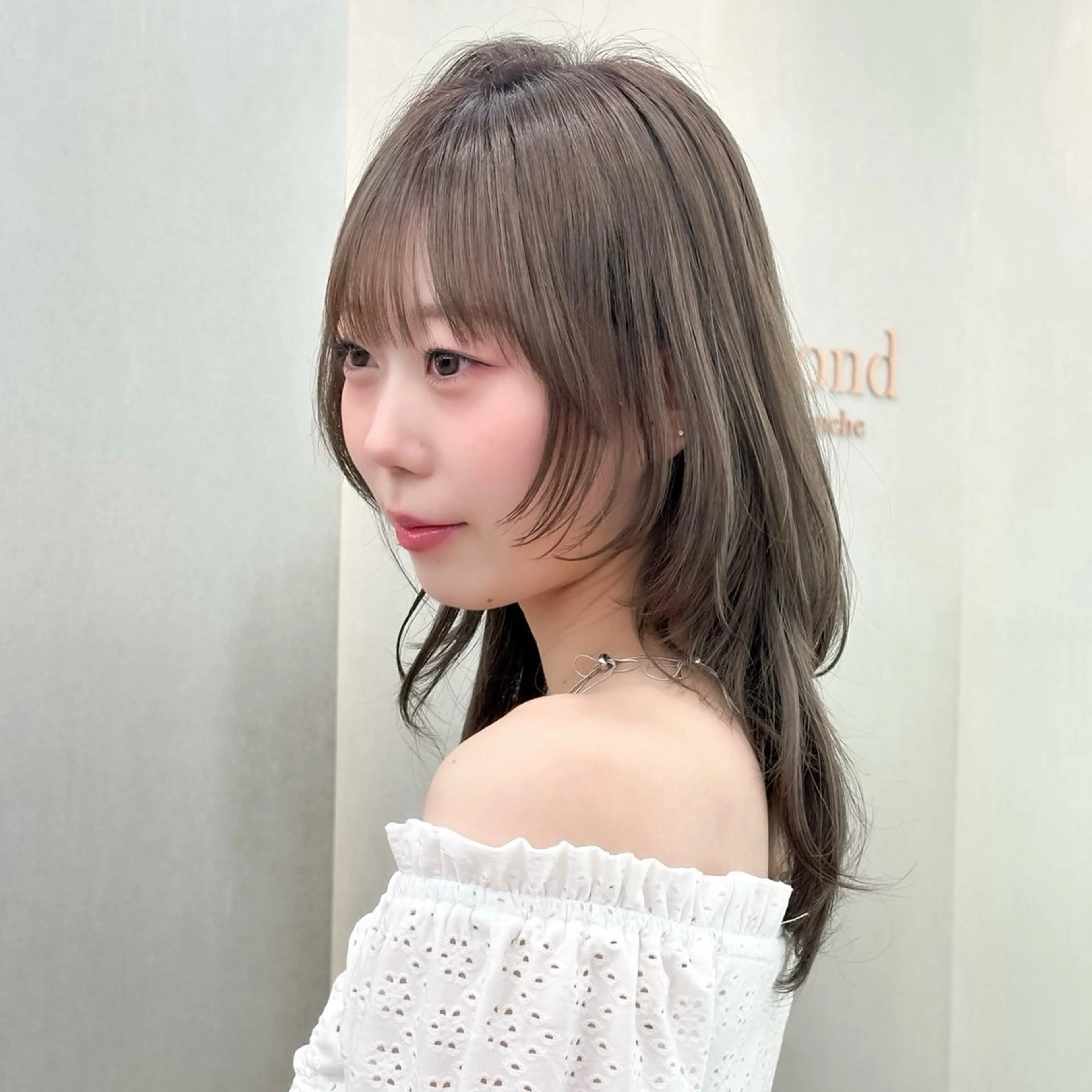 ロング カラー カット ヘアカラー トリートメント 縮毛矯正/韓国ヘア /レイヤー🎀ミズキのヘアスタイル