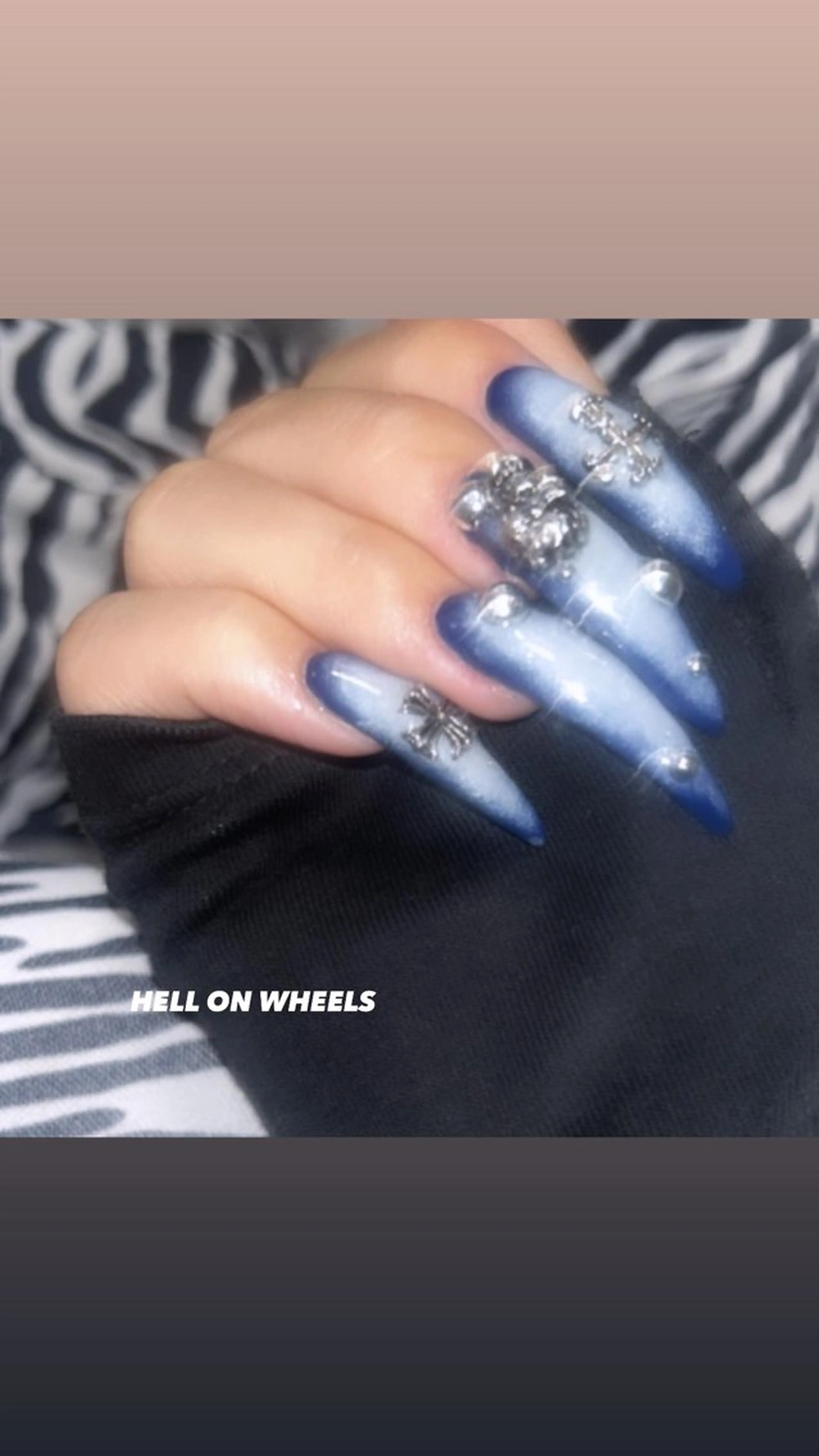 ネイル ネイルチップ ⛓Miyu ⛓のネイルデザイン