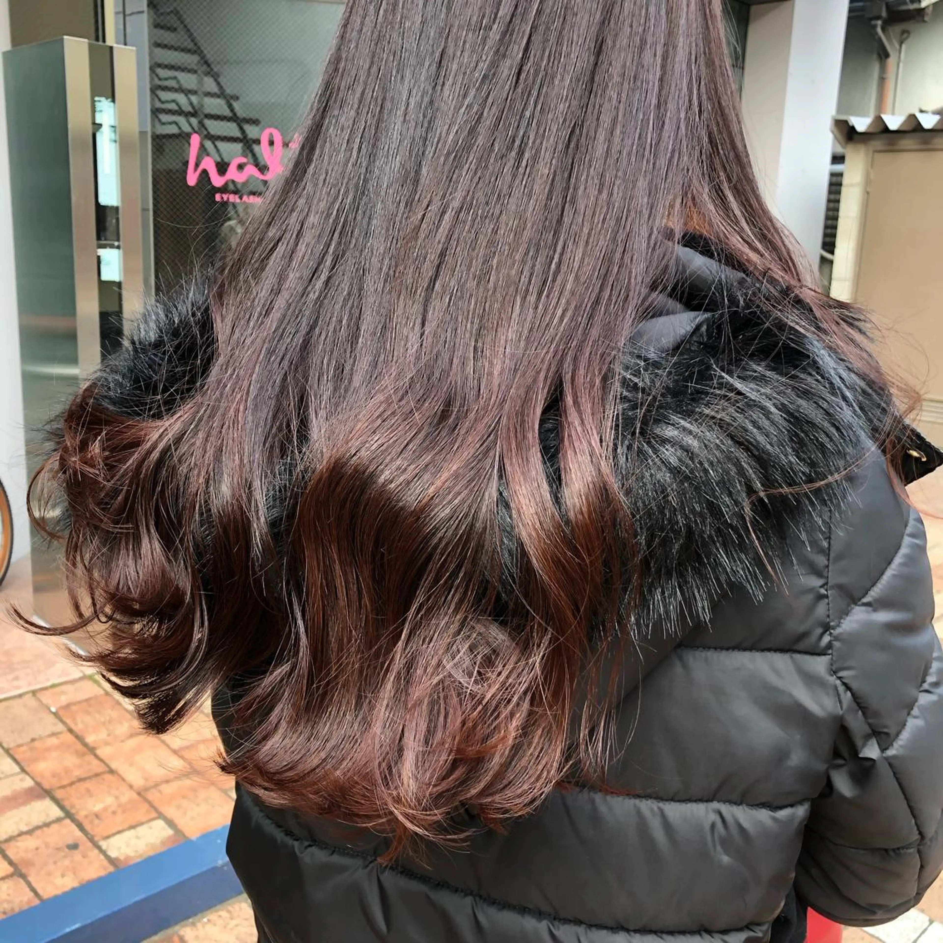 ロング カラー ヘアアレンジ BRUNTJET所属・MAEDA MADOKAのヘアスタイル