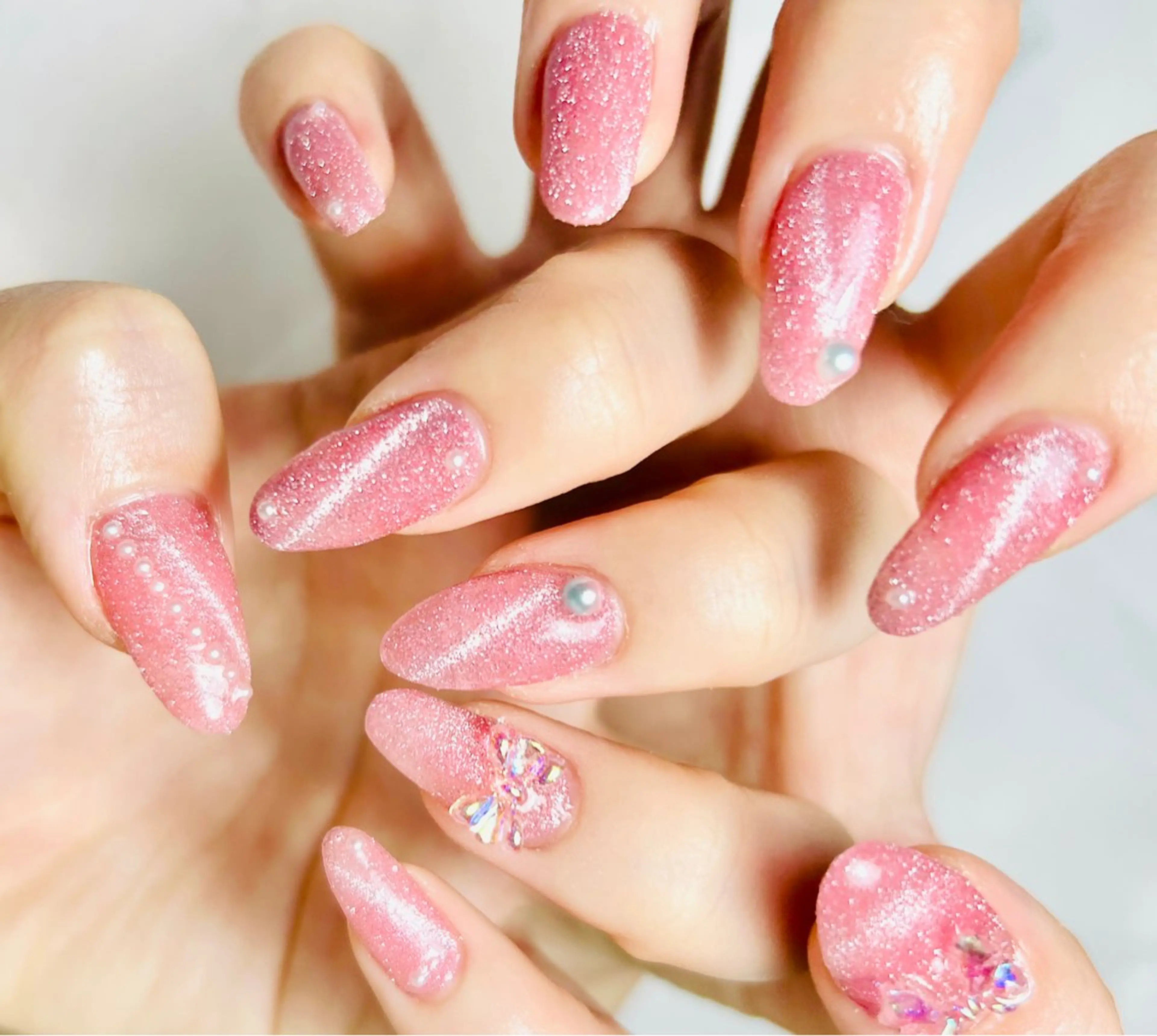 春ネイル　　オフありの写真