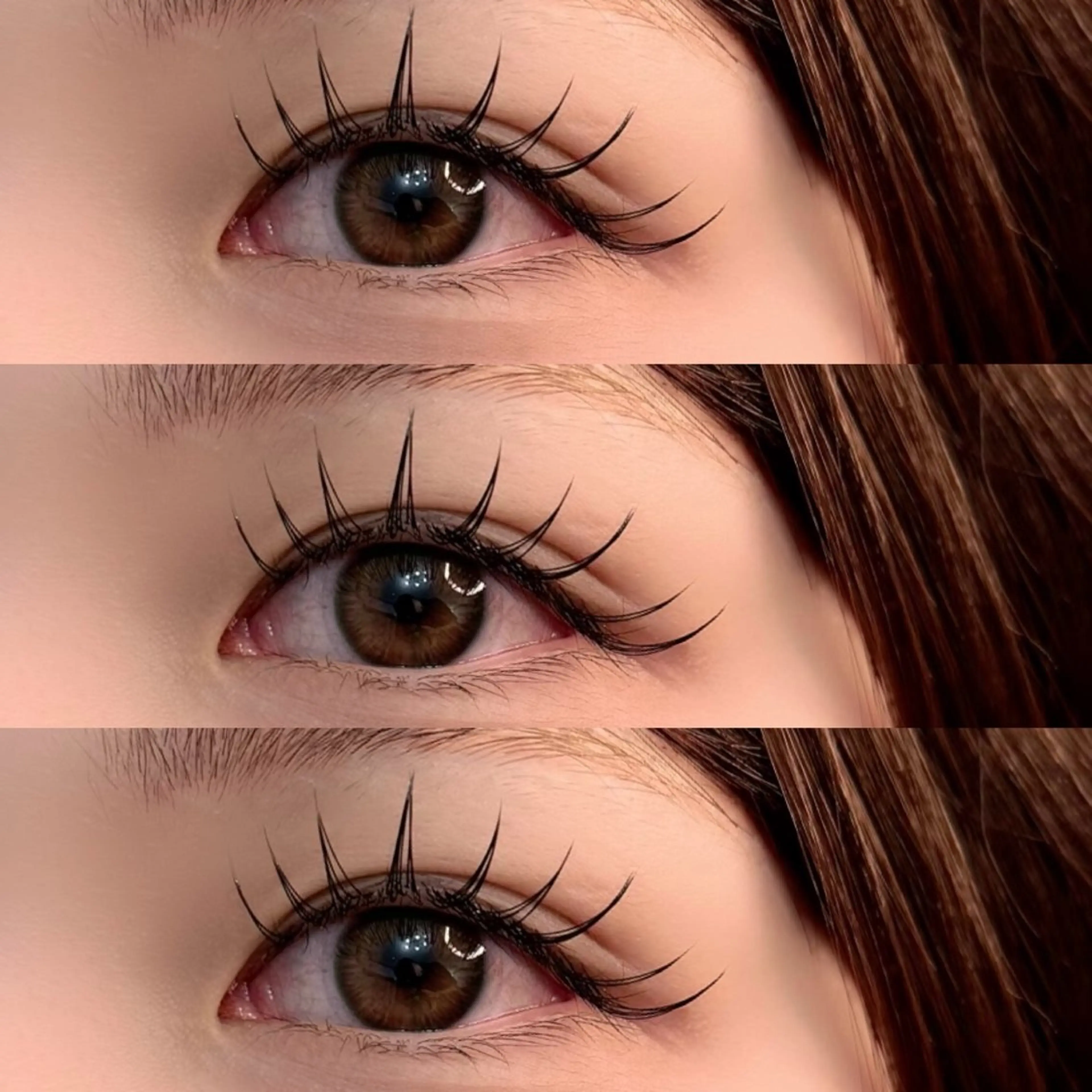 マツエク・マツパ マツエク 【那覇/束感まつ毛】 キャメルのマツエク・マツパデザイン