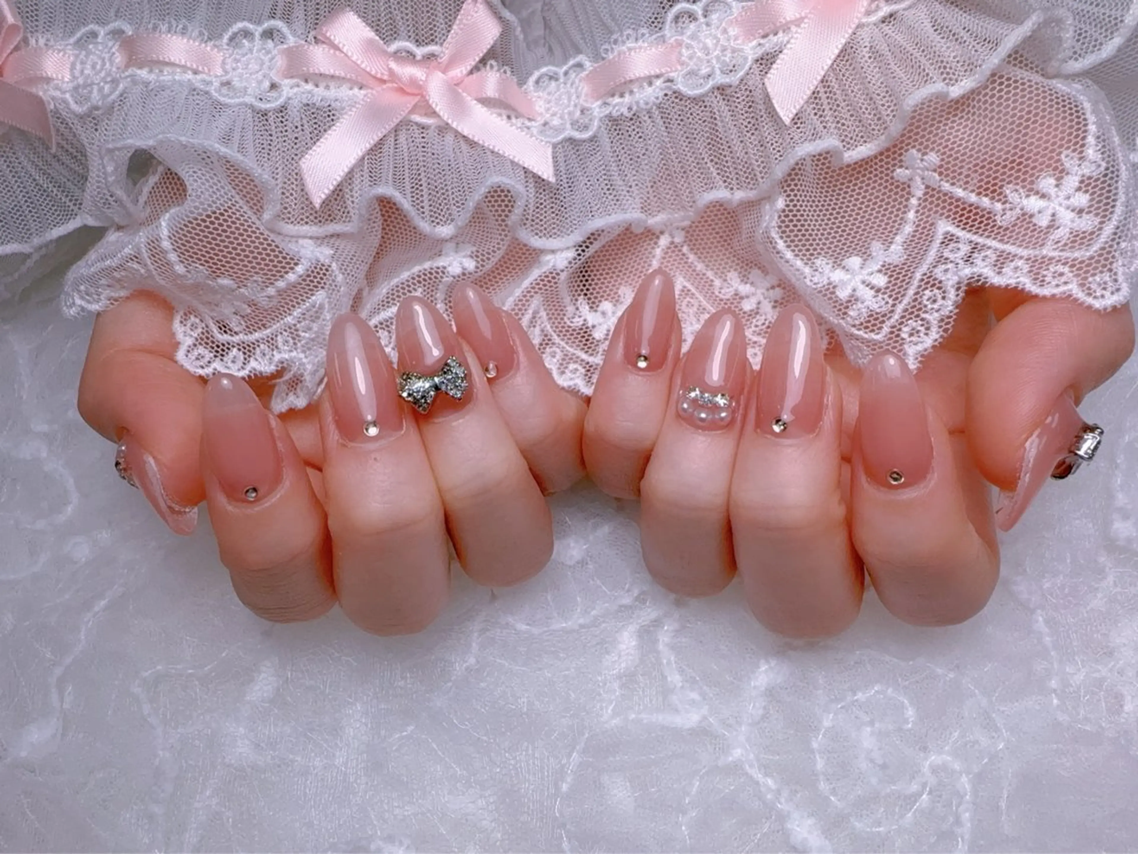 ロング ハンドネイル Moomi nail salonのネイルデザイン
