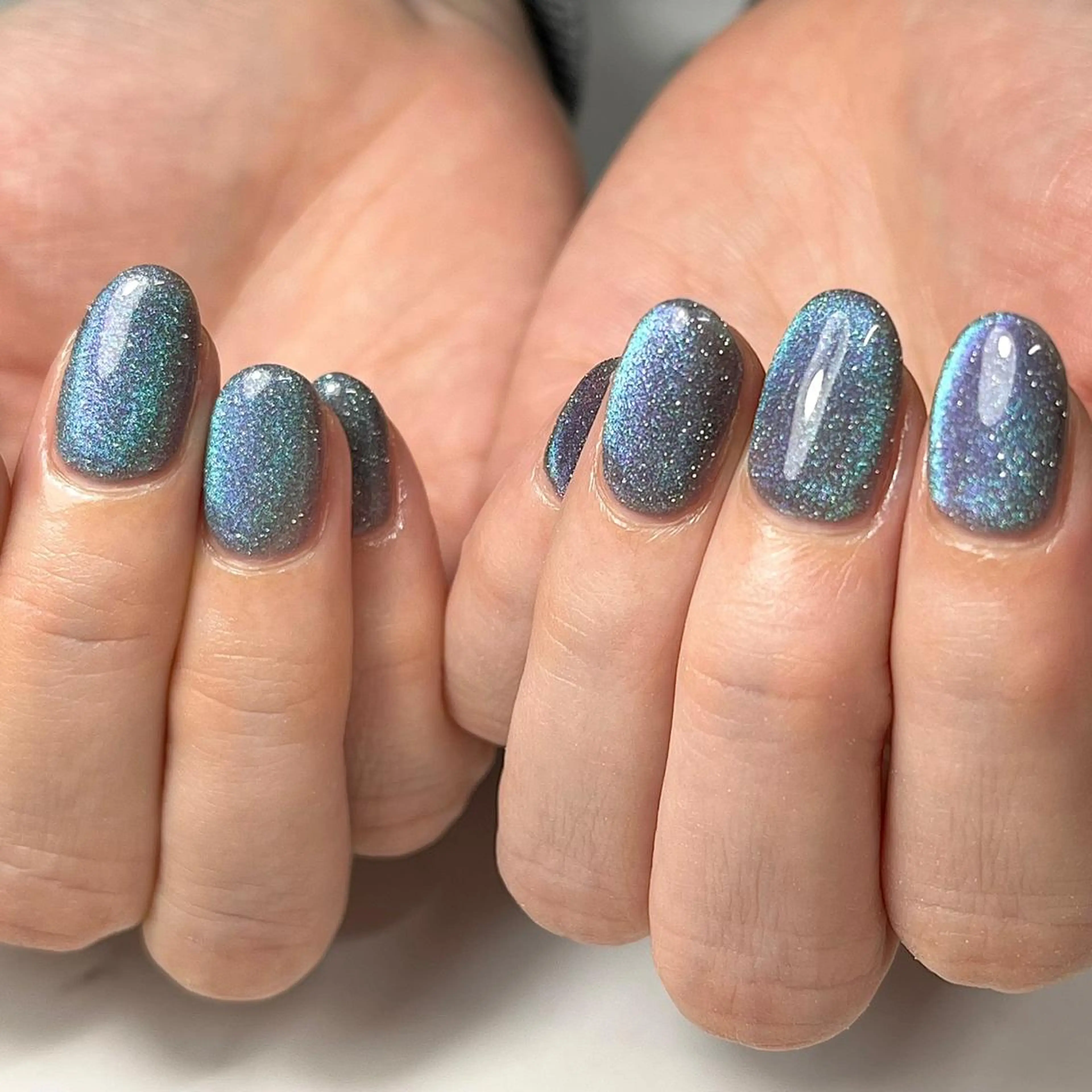 ネイル アートネイル ブルー グリーン 韓国ネイル マグネットネイル ハンドネイル NAIL NOWのネイルデザイン