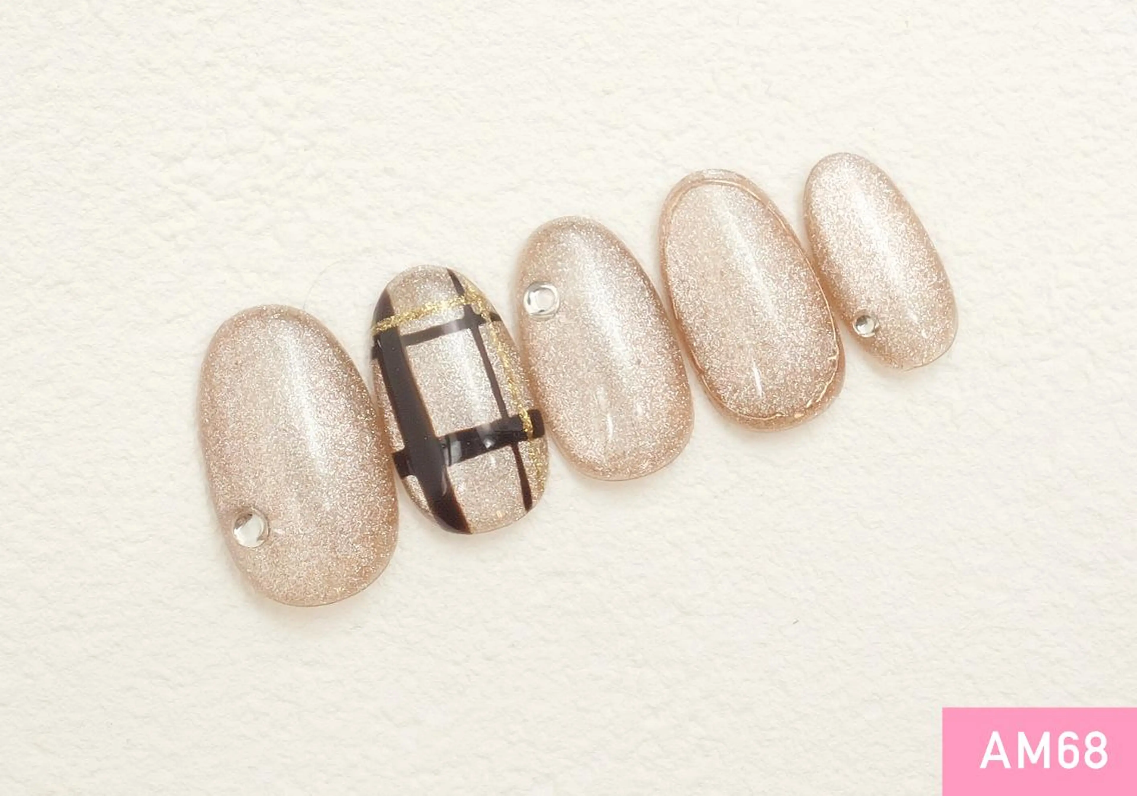 ネイル ゴールド 新橋Nail きりかのネイルデザイン