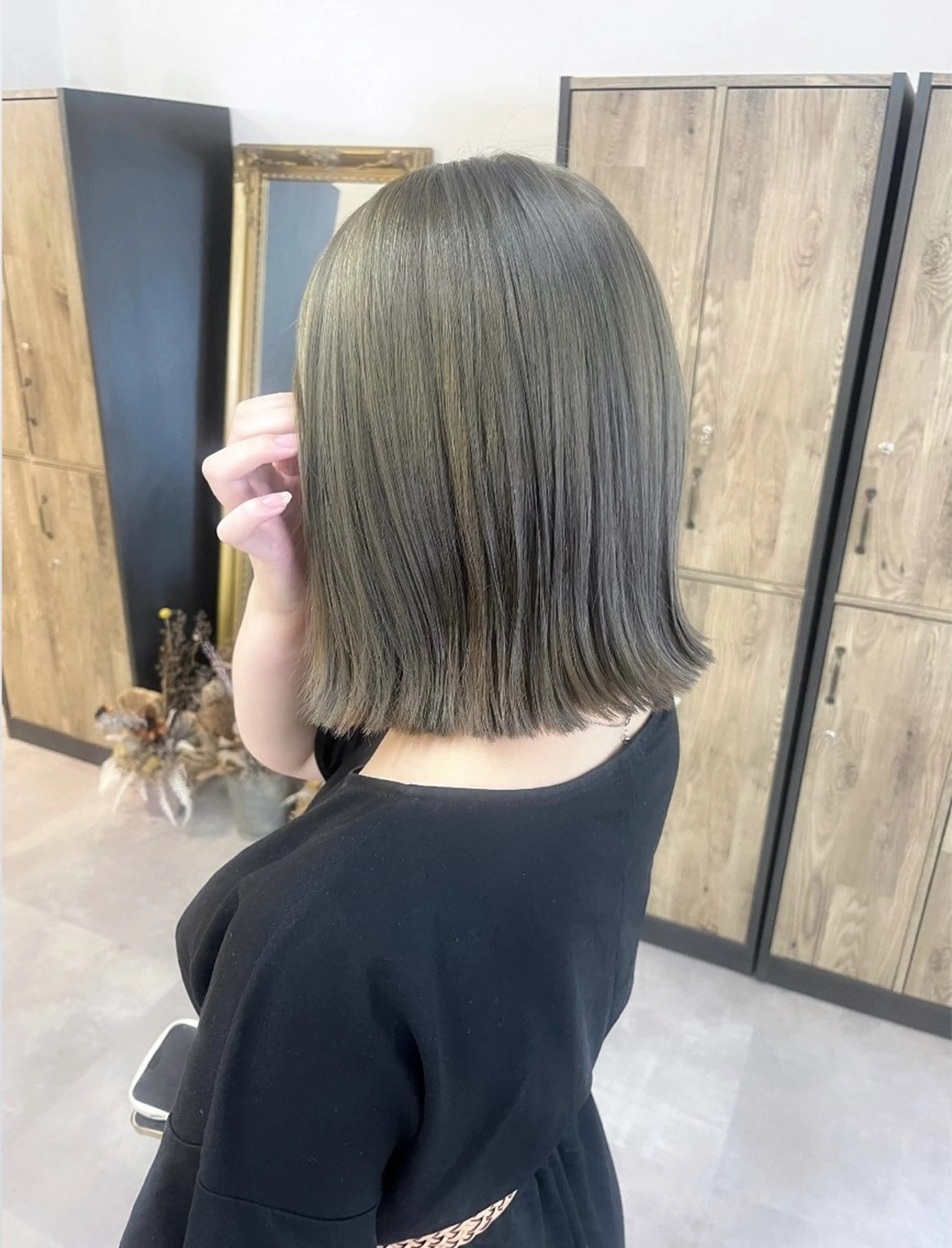 ミディアム ヘアカラー トリートメント 当日予約◎ risaのヘアスタイル