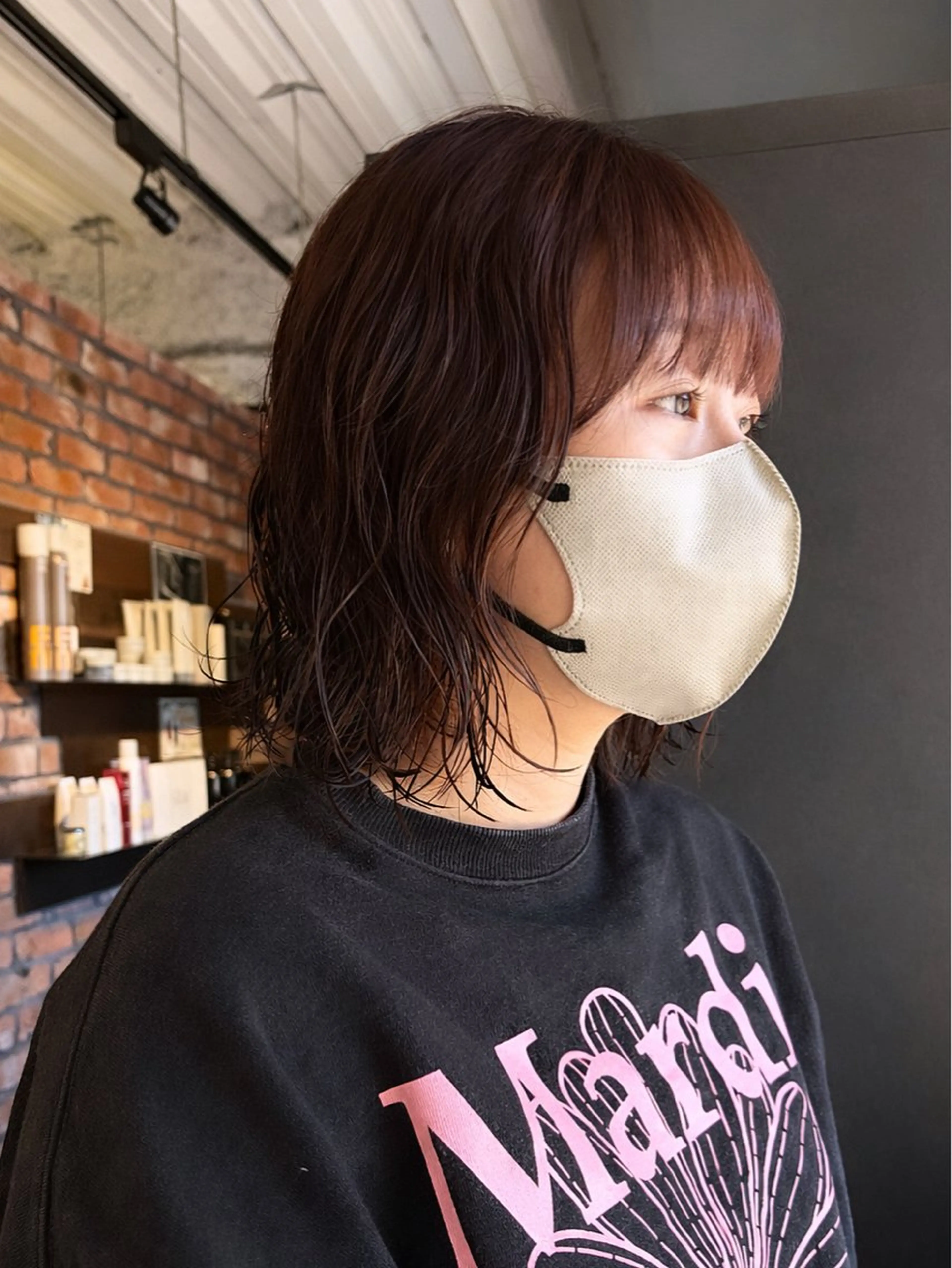 ミディアム ヘアカラー 🐒みき ゆうか🐒のヘアスタイル