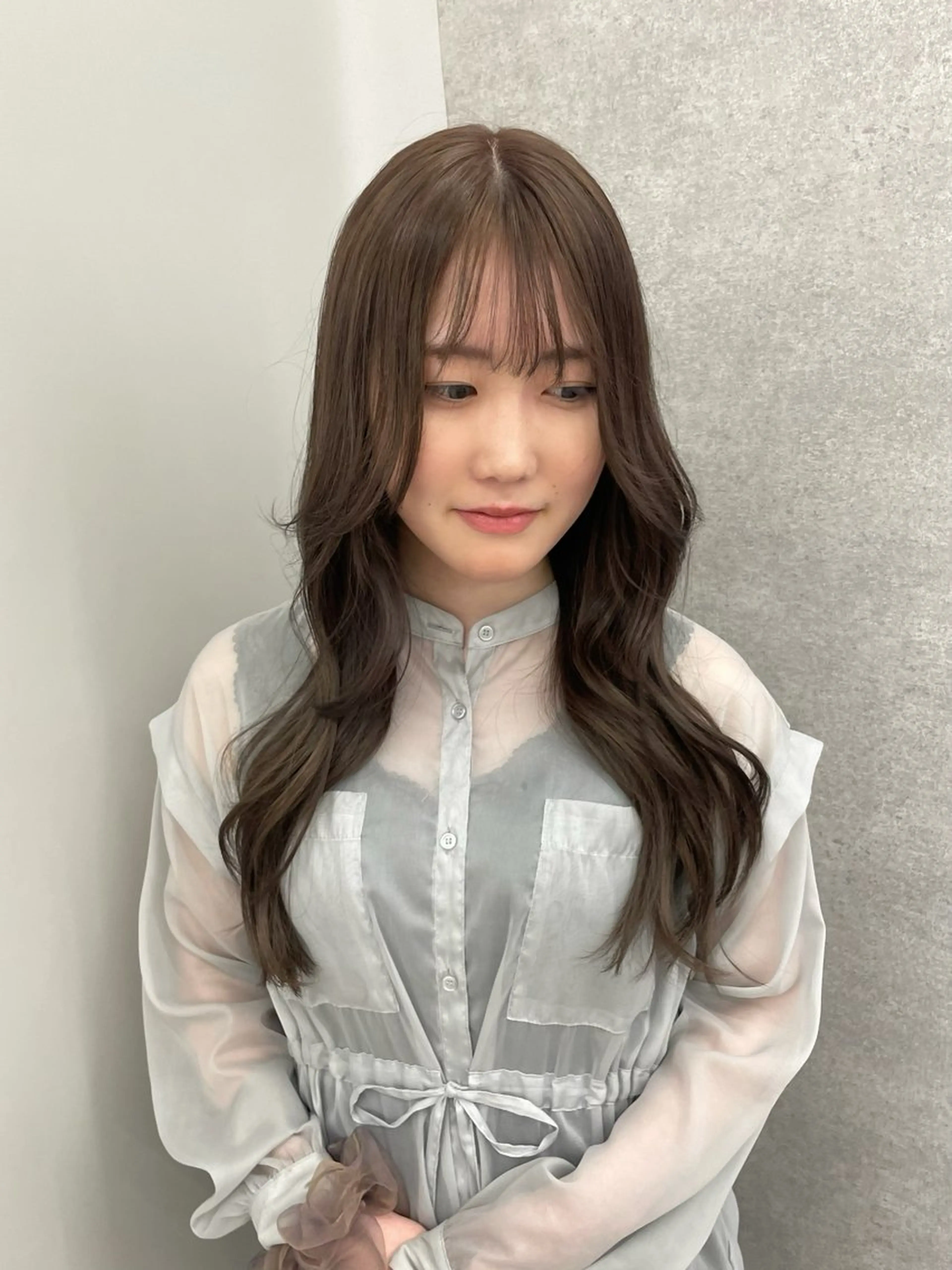 ロング ヘアカラー トリートメント 愛華 【geep】のヘアスタイル