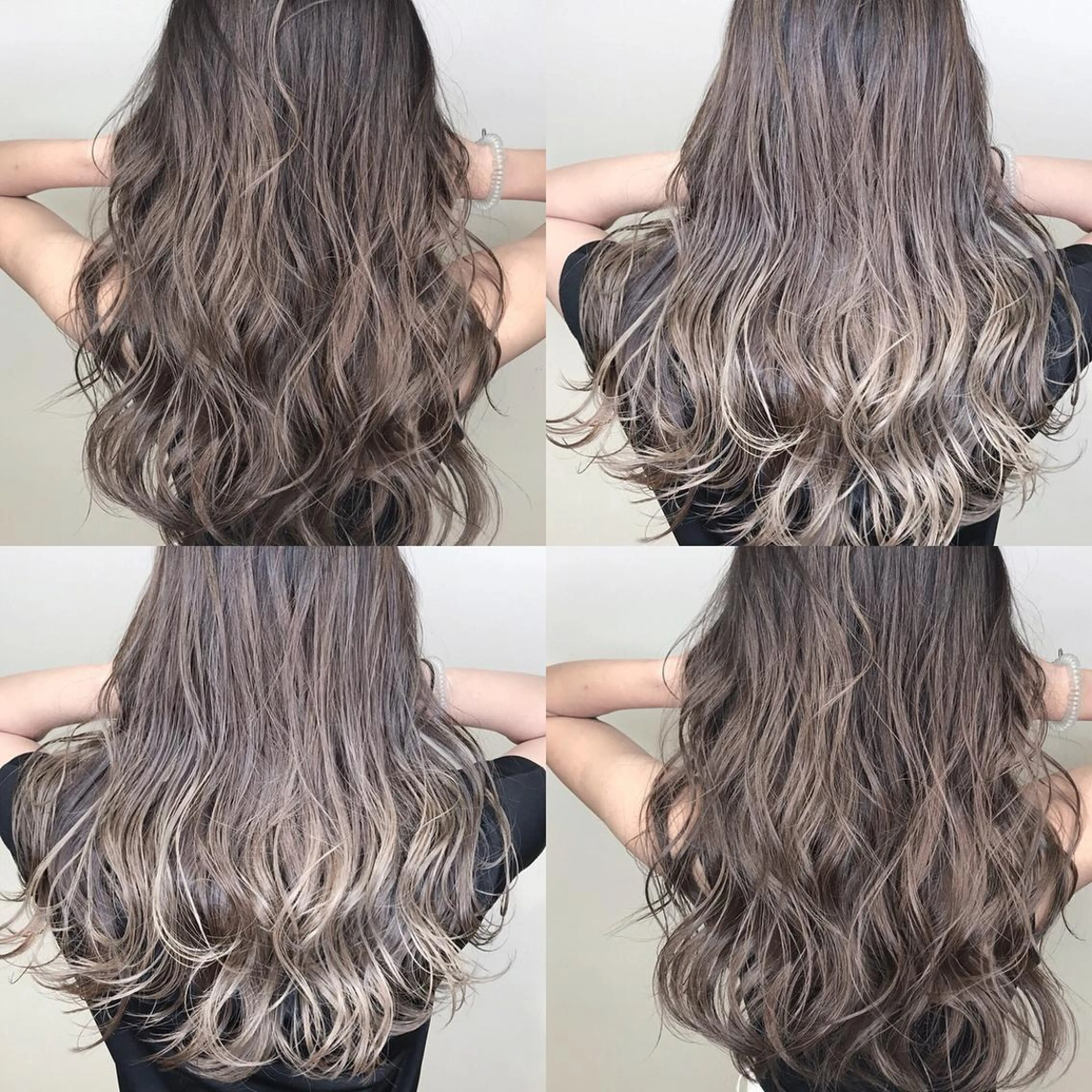 セミロング カラー AMI Hair  supply所属・髪質改善カラー 韓国風レイヤーのヘアスタイル