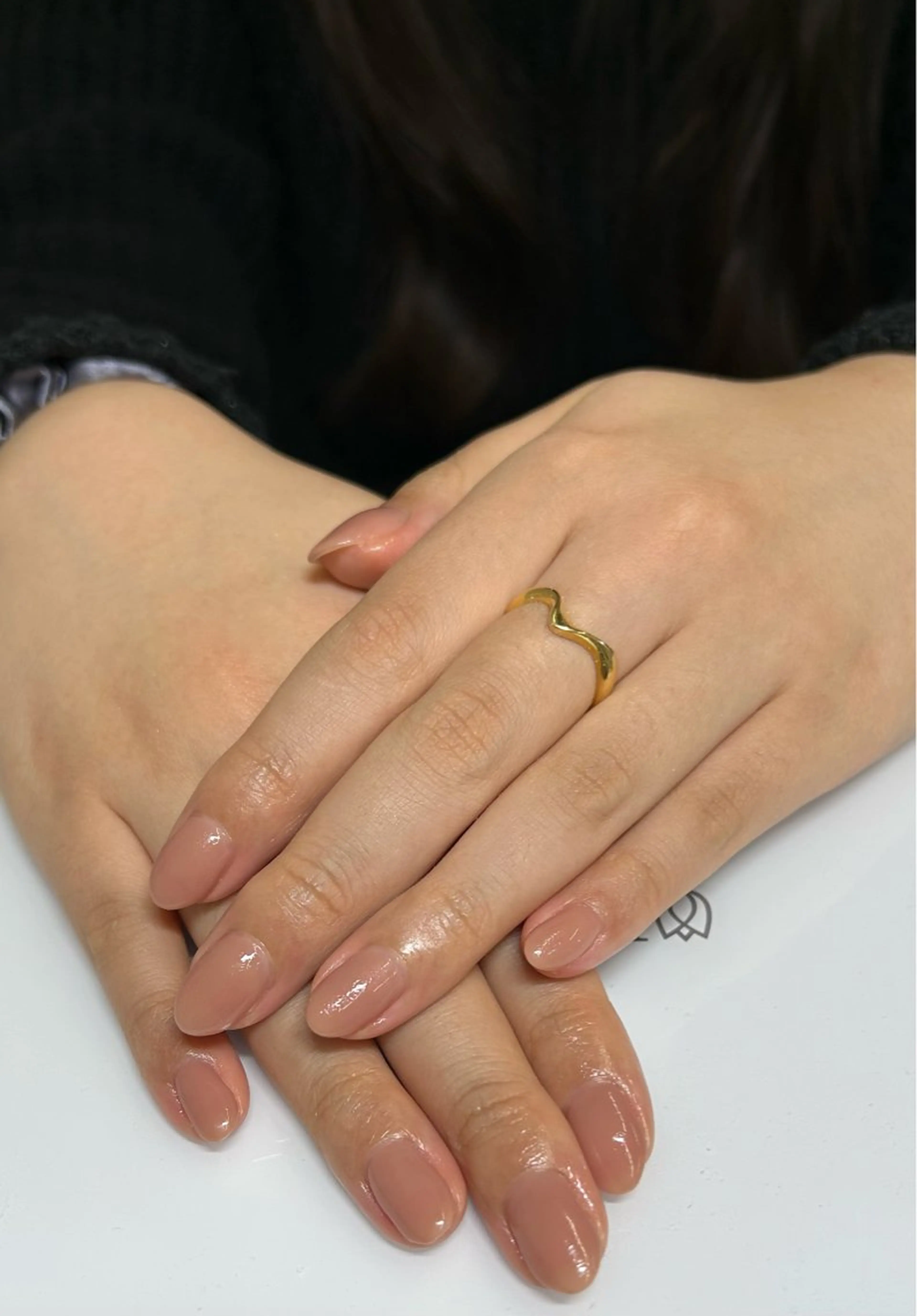 ネイル ワンカラーネイル AIushe平井店 ななみのネイルデザイン