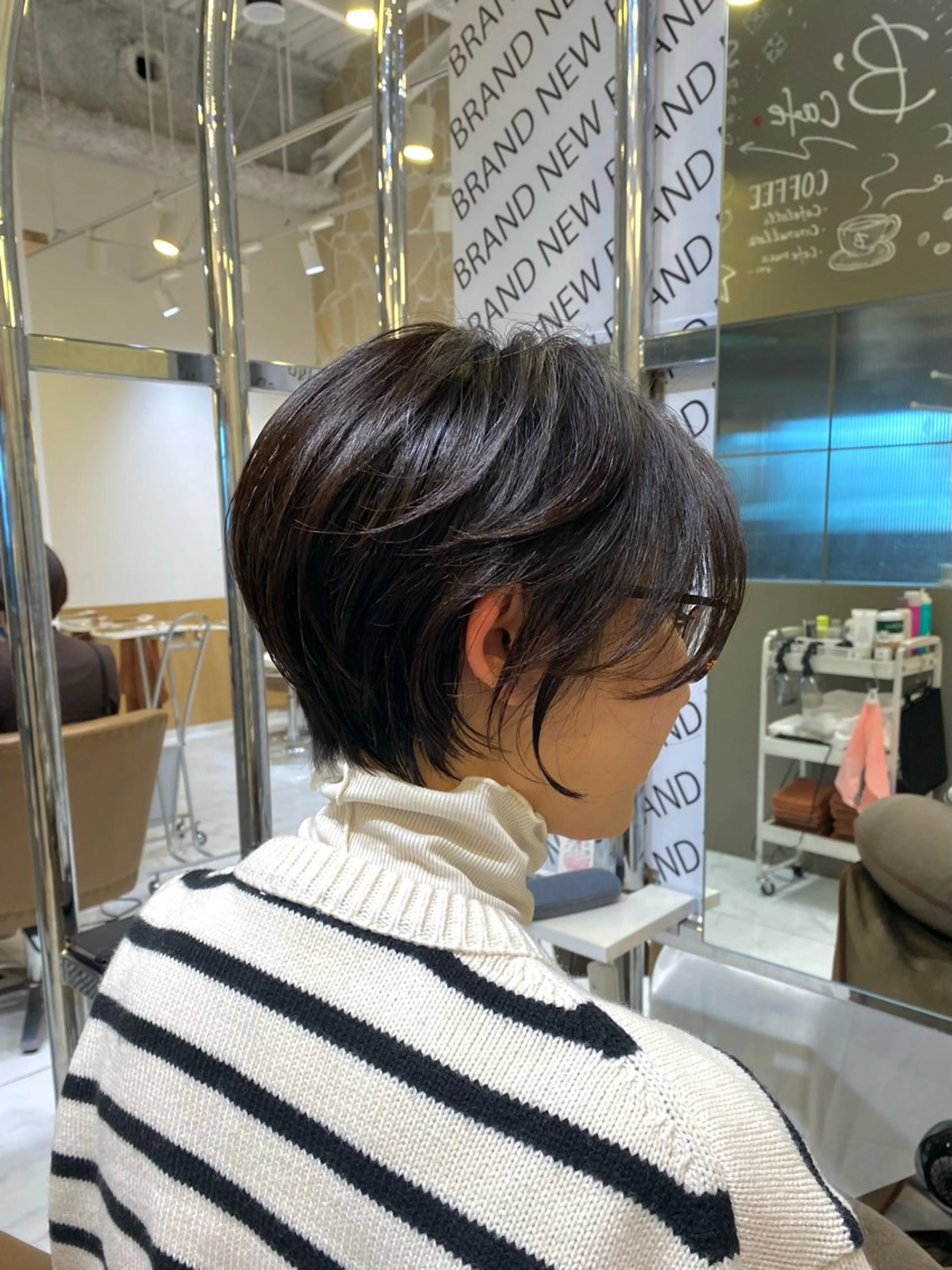 ショート ハンサムショート ショートヘア カット トリートメント 坂井 茅聖のヘアスタイル