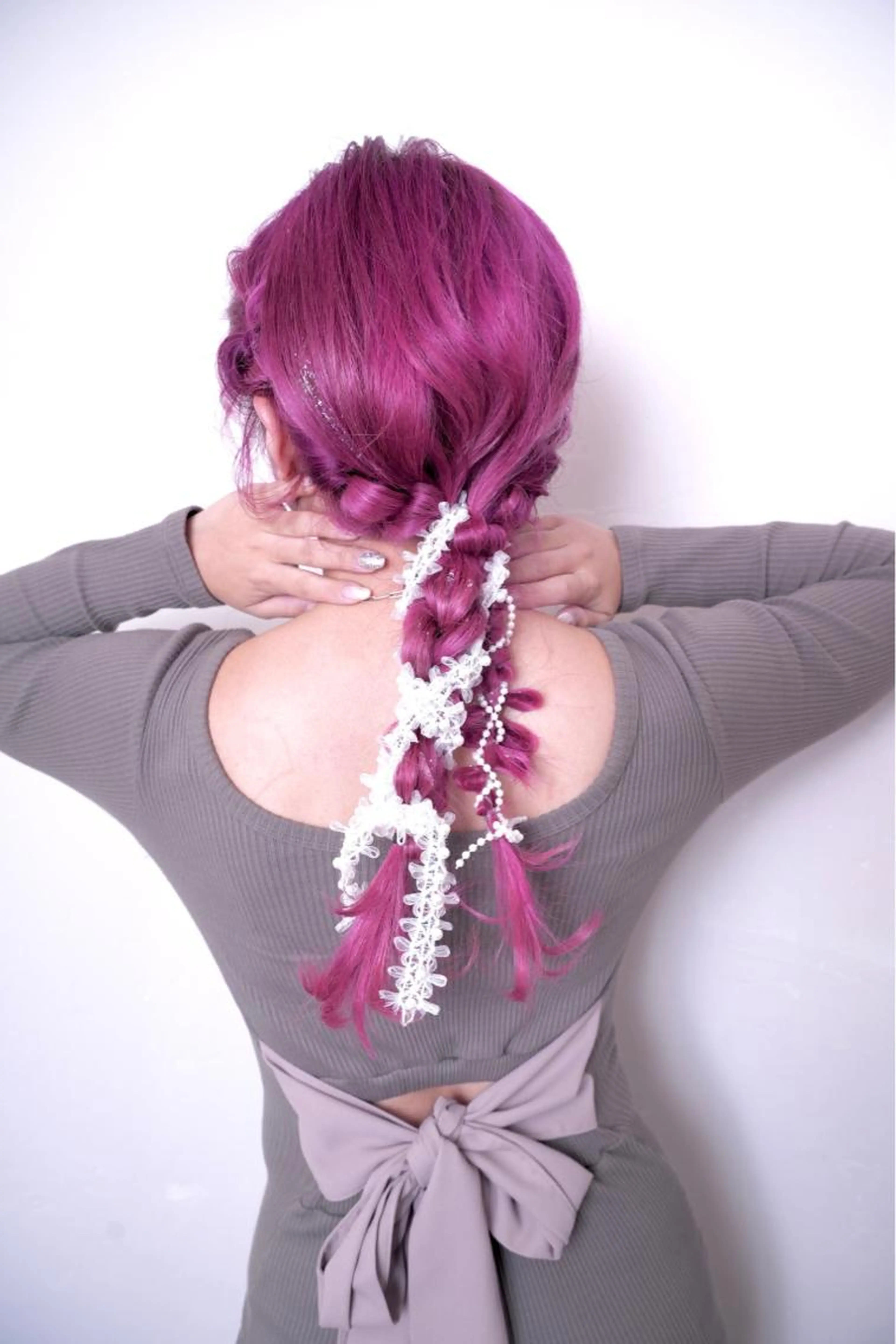 【推し活やお出掛け前に】ヘアアレンジ60分コースの写真