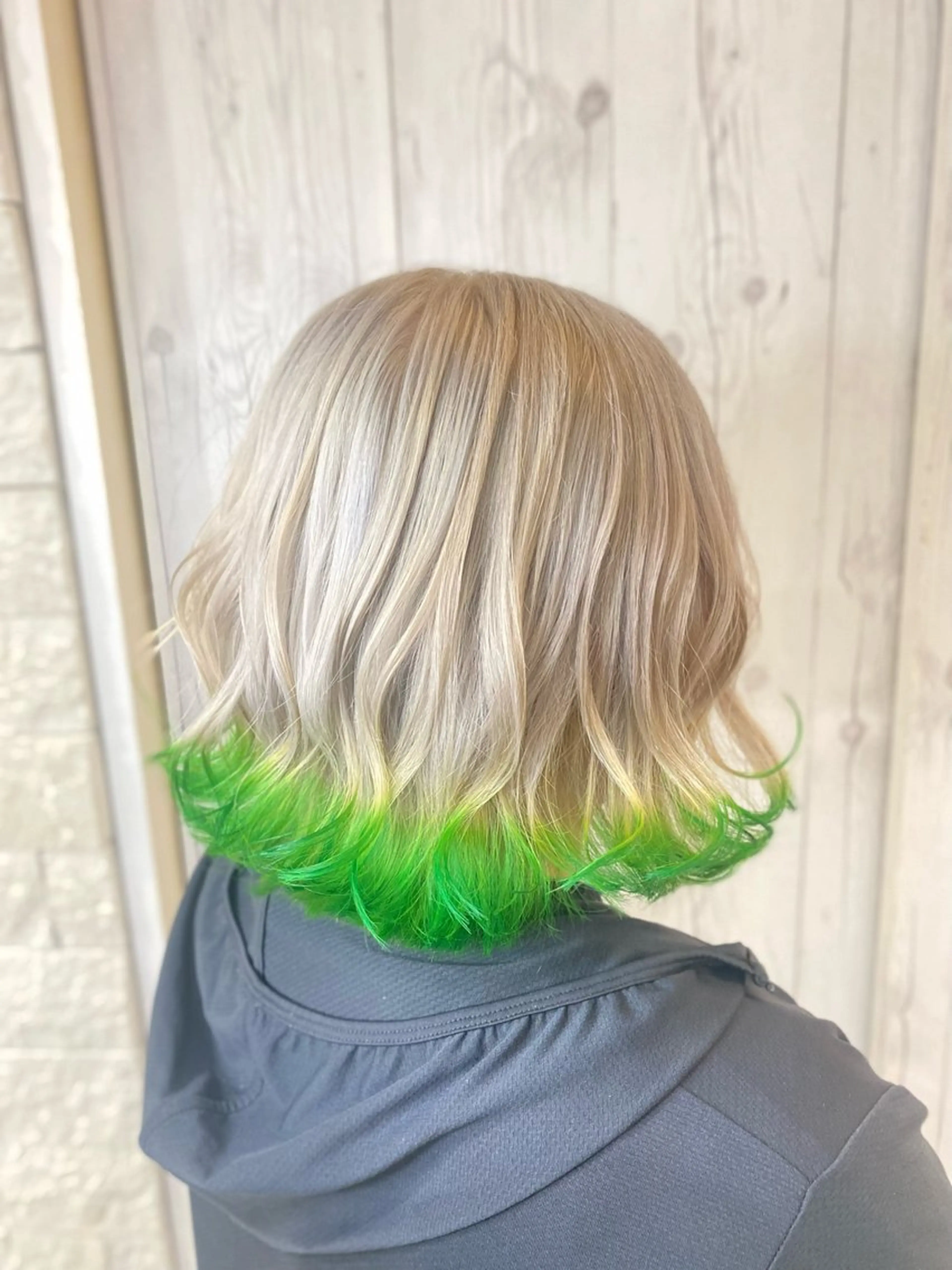 ミディアム ヘアカラー トリートメント ゆぴ☾‪/推しカラー /ハイトーンのヘアスタイル