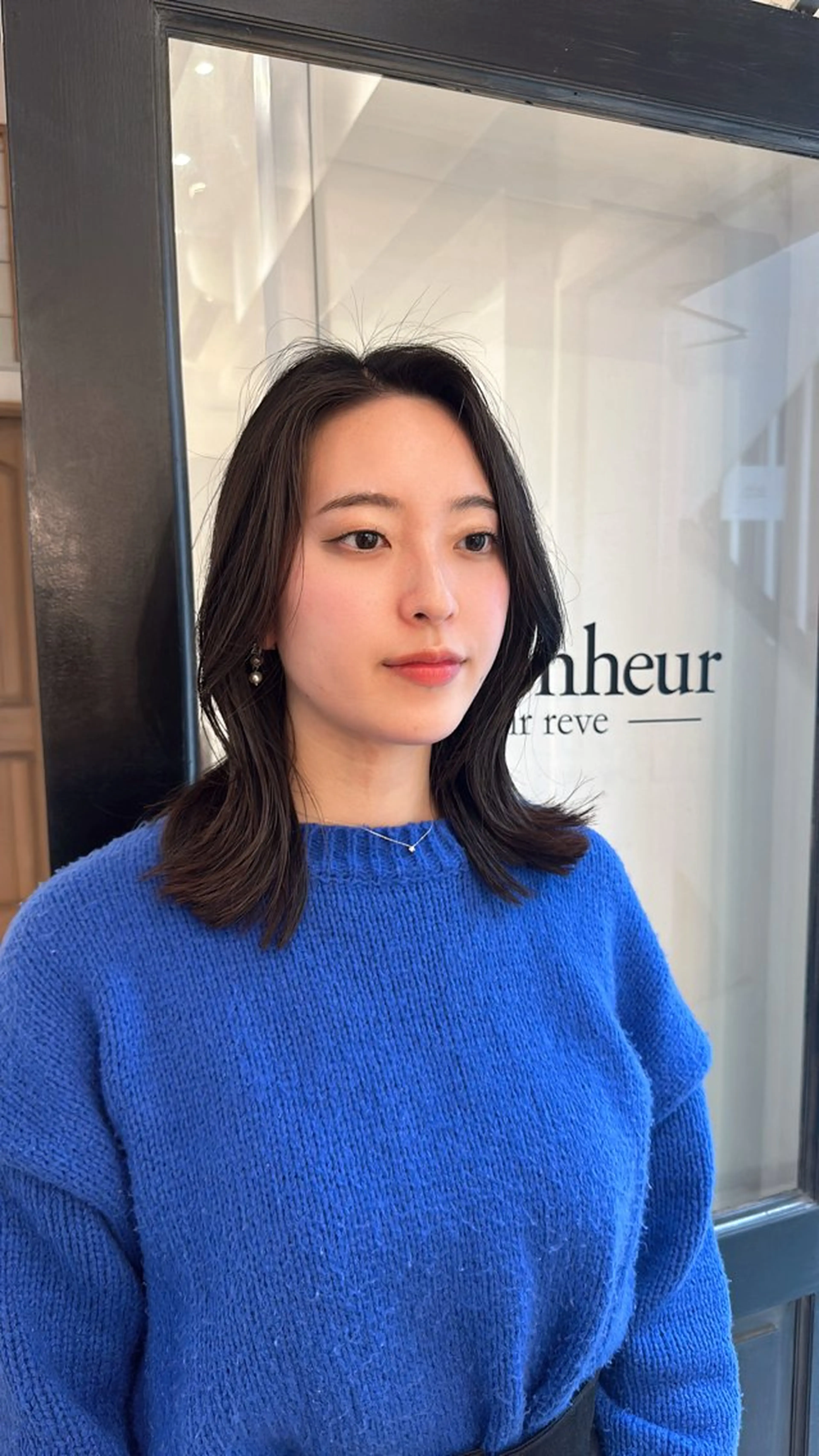 ミディアム La bonheur hair reve 池袋店所属・🐈‍⬛ マナカ🐈‍⬛のヘアスタイル