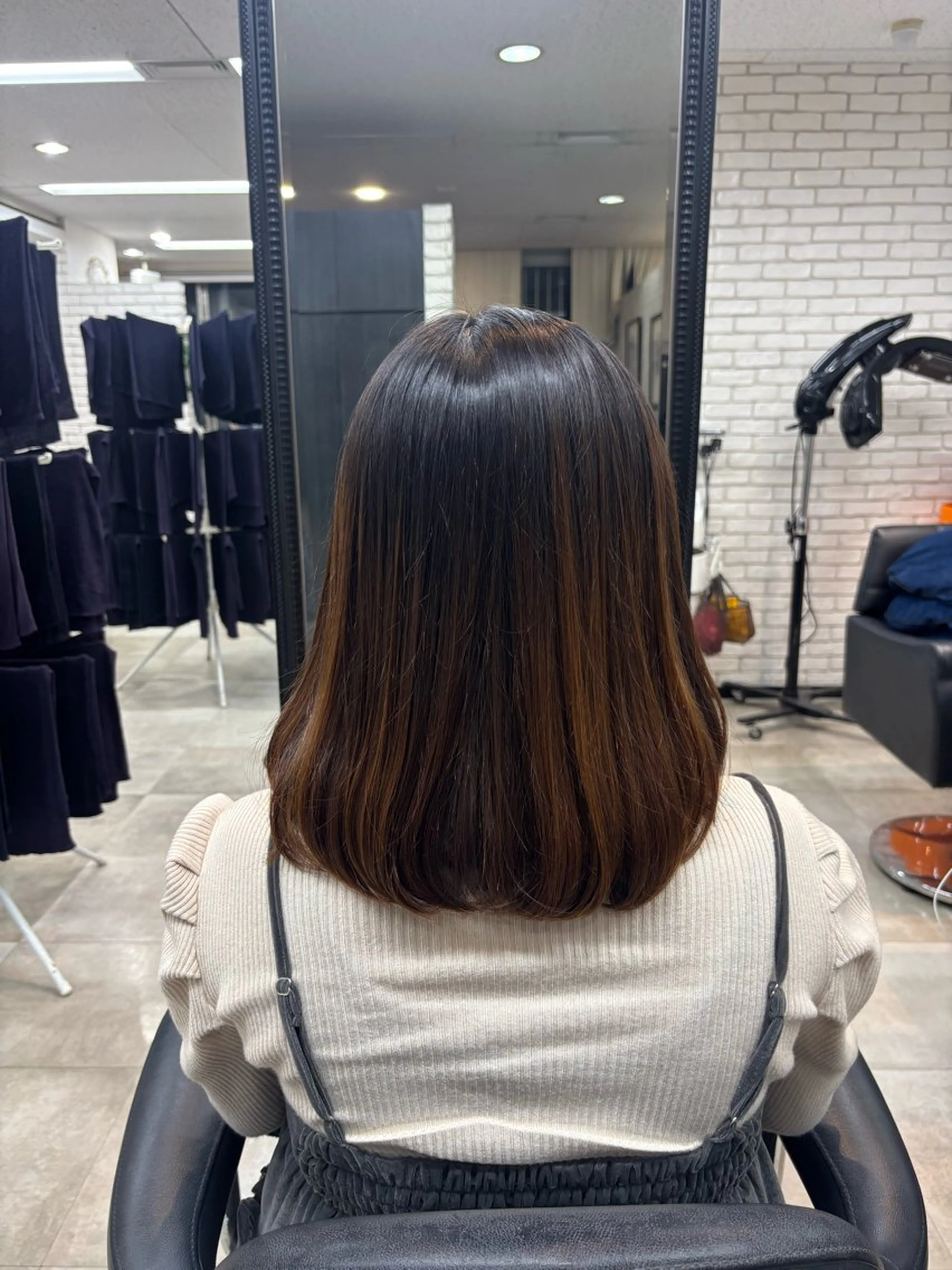 セミロング パーマ カットモデル 募集中🟡mikuのヘアスタイル