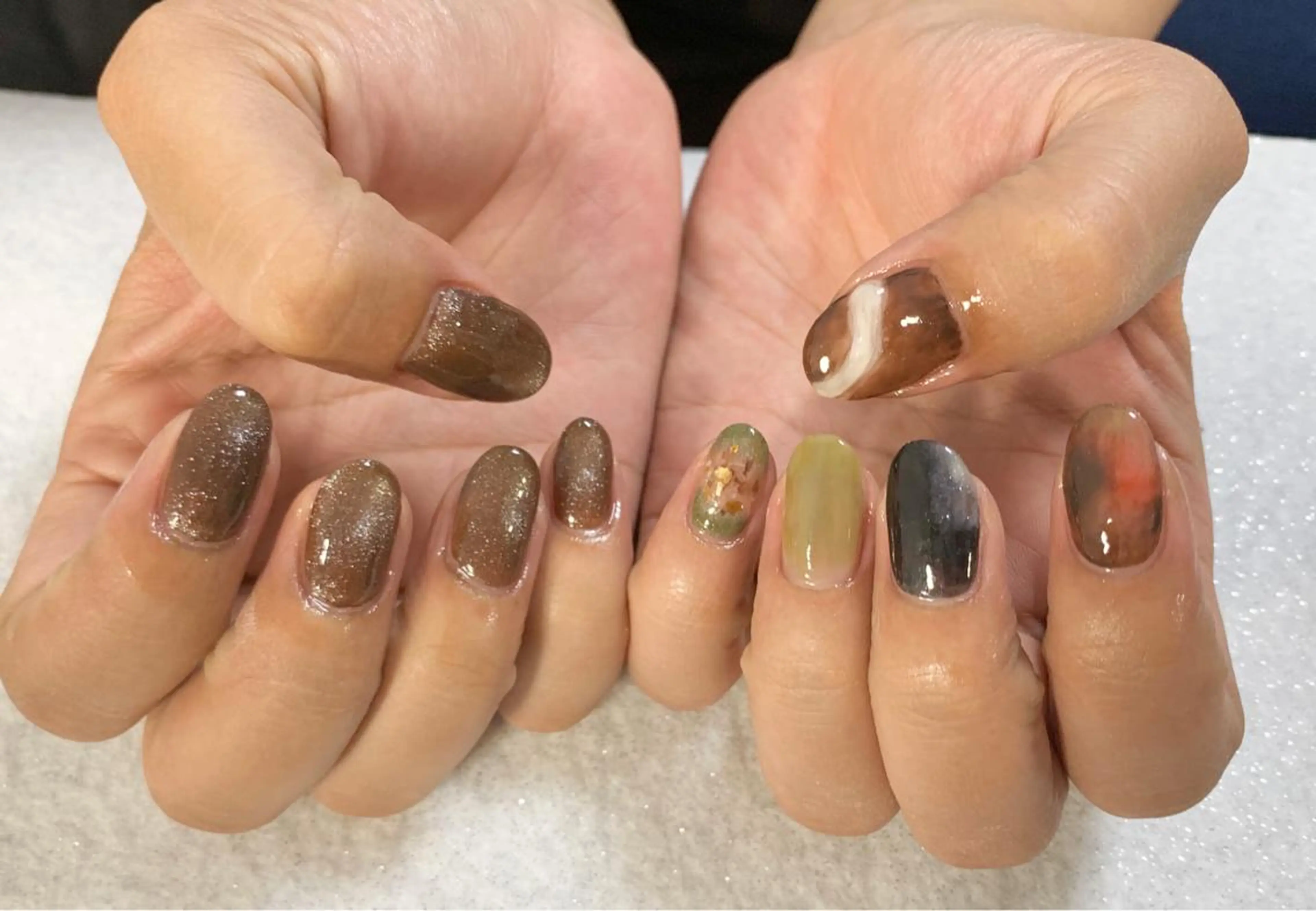 ネイル ハンドネイル 手塚 里奈のネイルデザイン