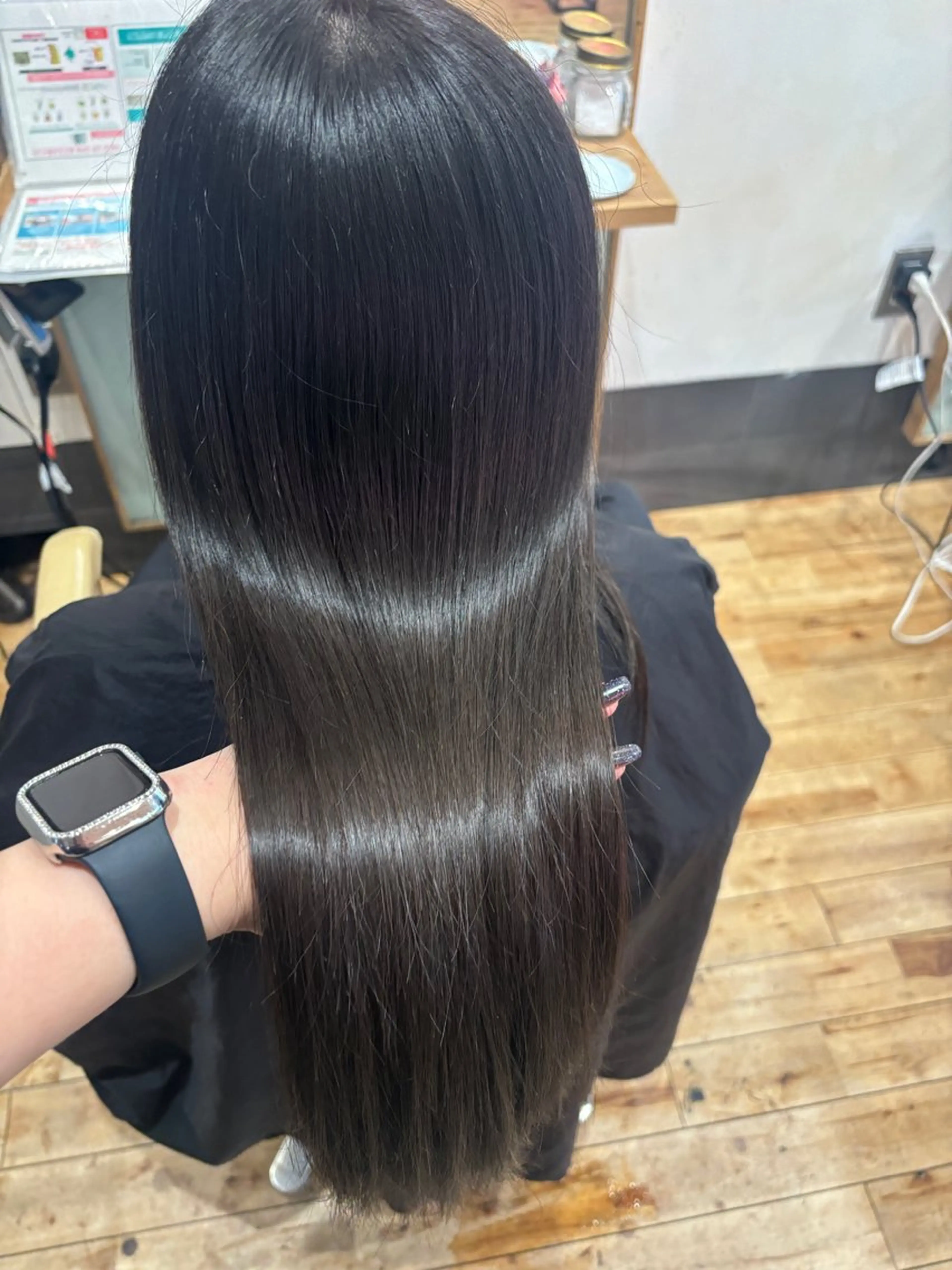 ロング トリートメント トリートメント ️🩵RINKA/ ハイトーンカラー🩵のヘアスタイル