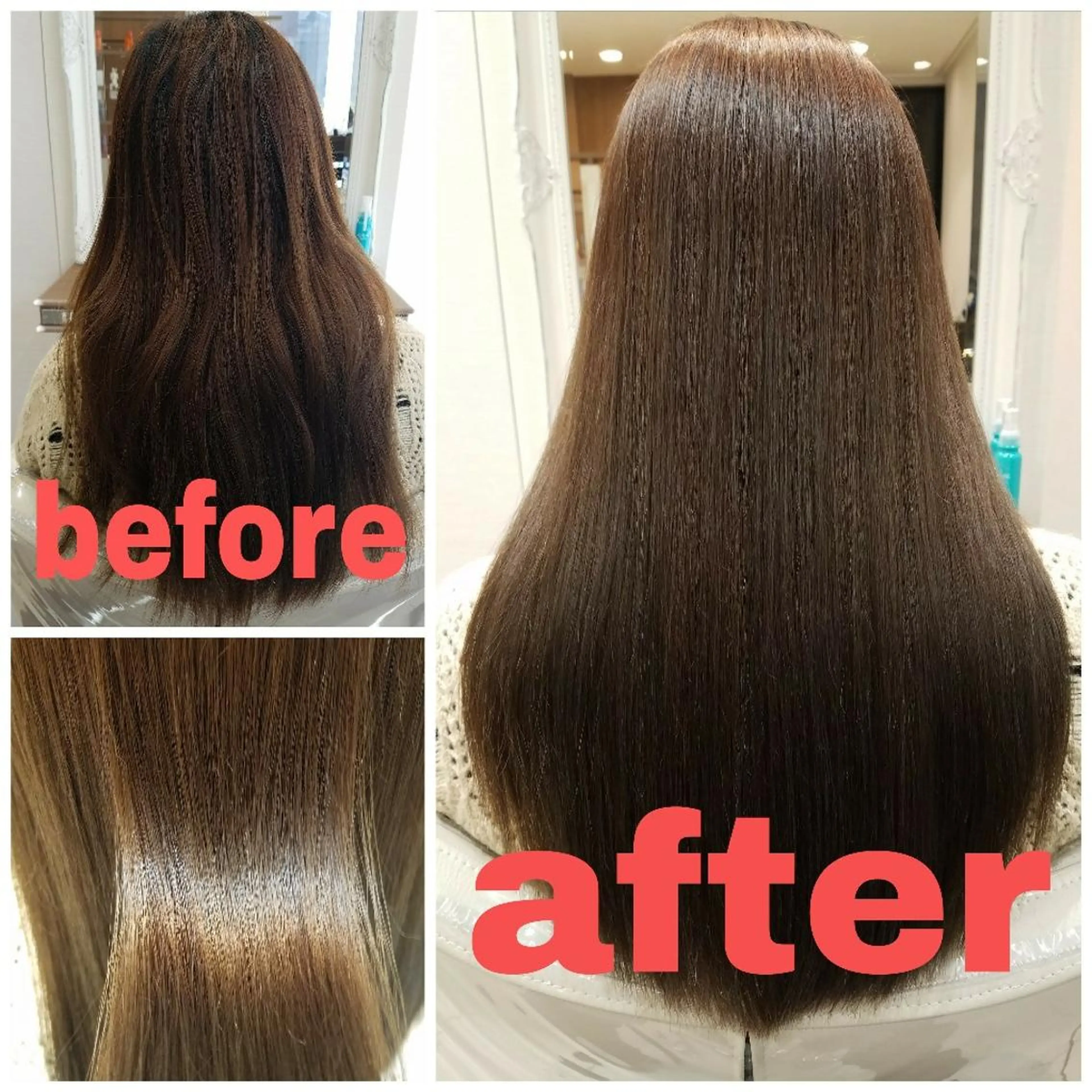 ロング カット 縮毛矯正 村岡【店長】 【骨格矯正ショート】のヘアスタイル