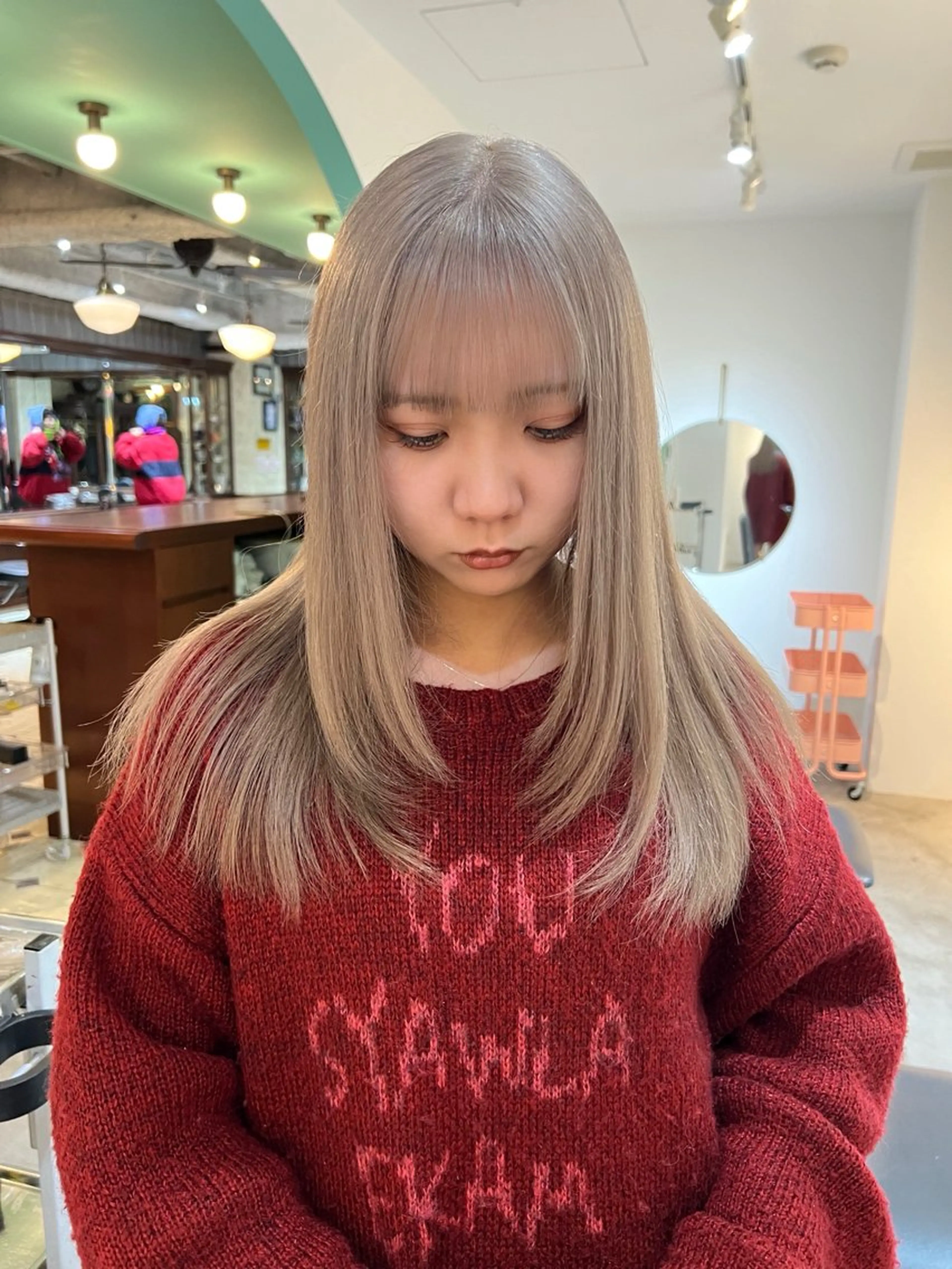 【オススメNo.1☝🏻✨】ハイトーン2ブリーチ＋カラー＋補強トリートメントの写真