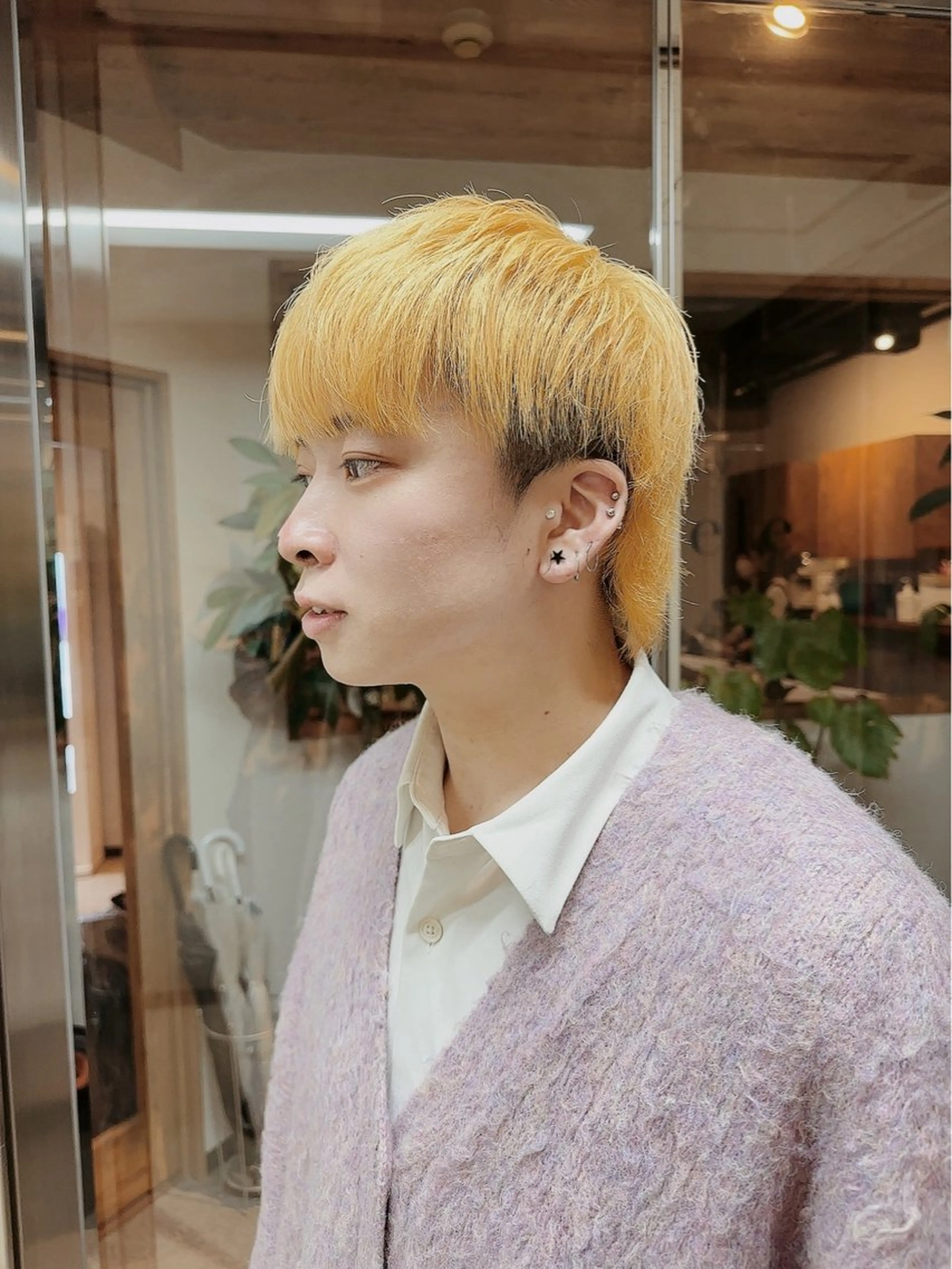 カラー メンズ カット ヘアカラー トリートメント 髪質改善&ストレート ‪✂︎‬鈴木青樹のヘアスタイル