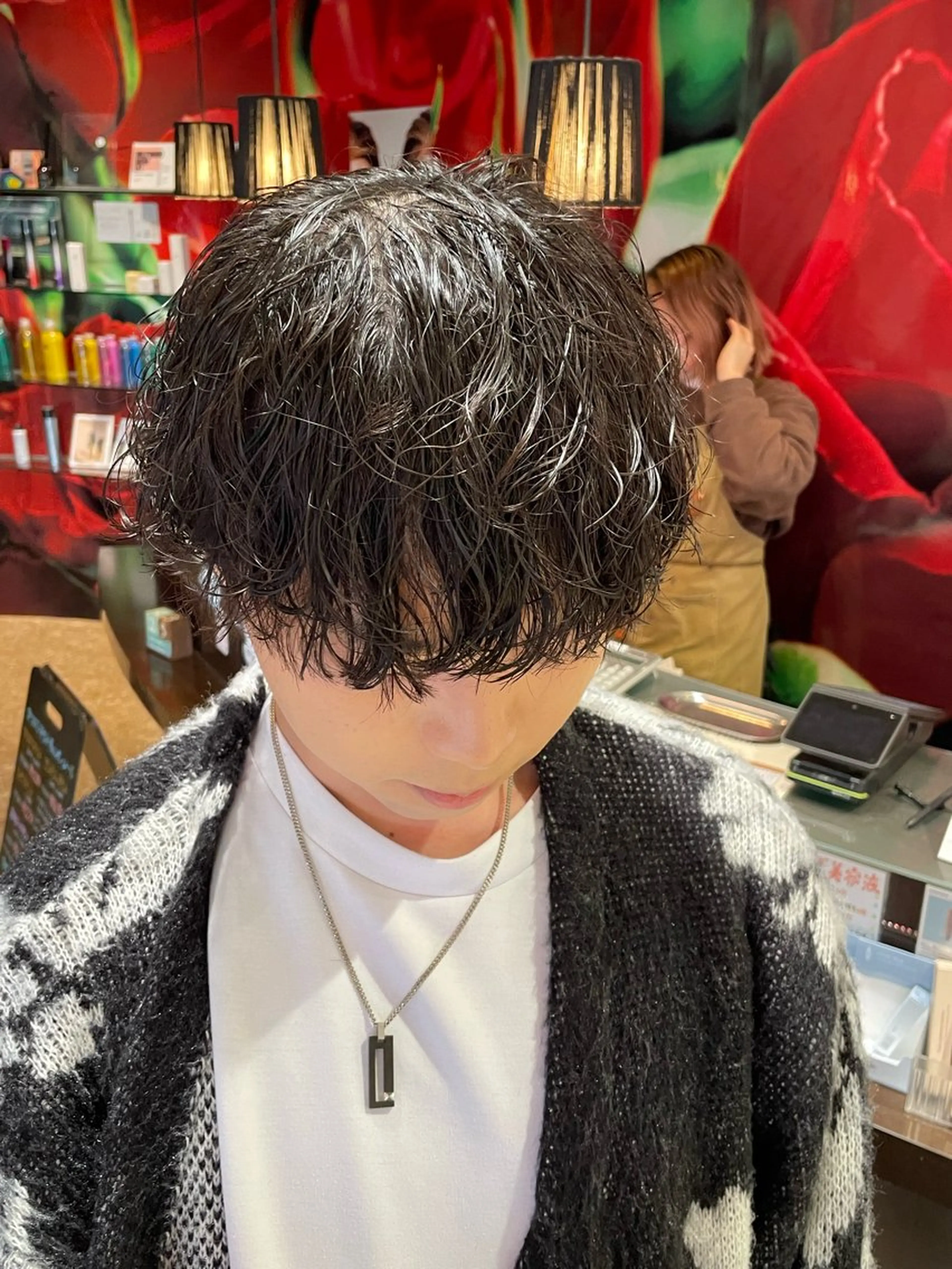 ショート 中島 稔/稲毛メンズパーマのヘアスタイル