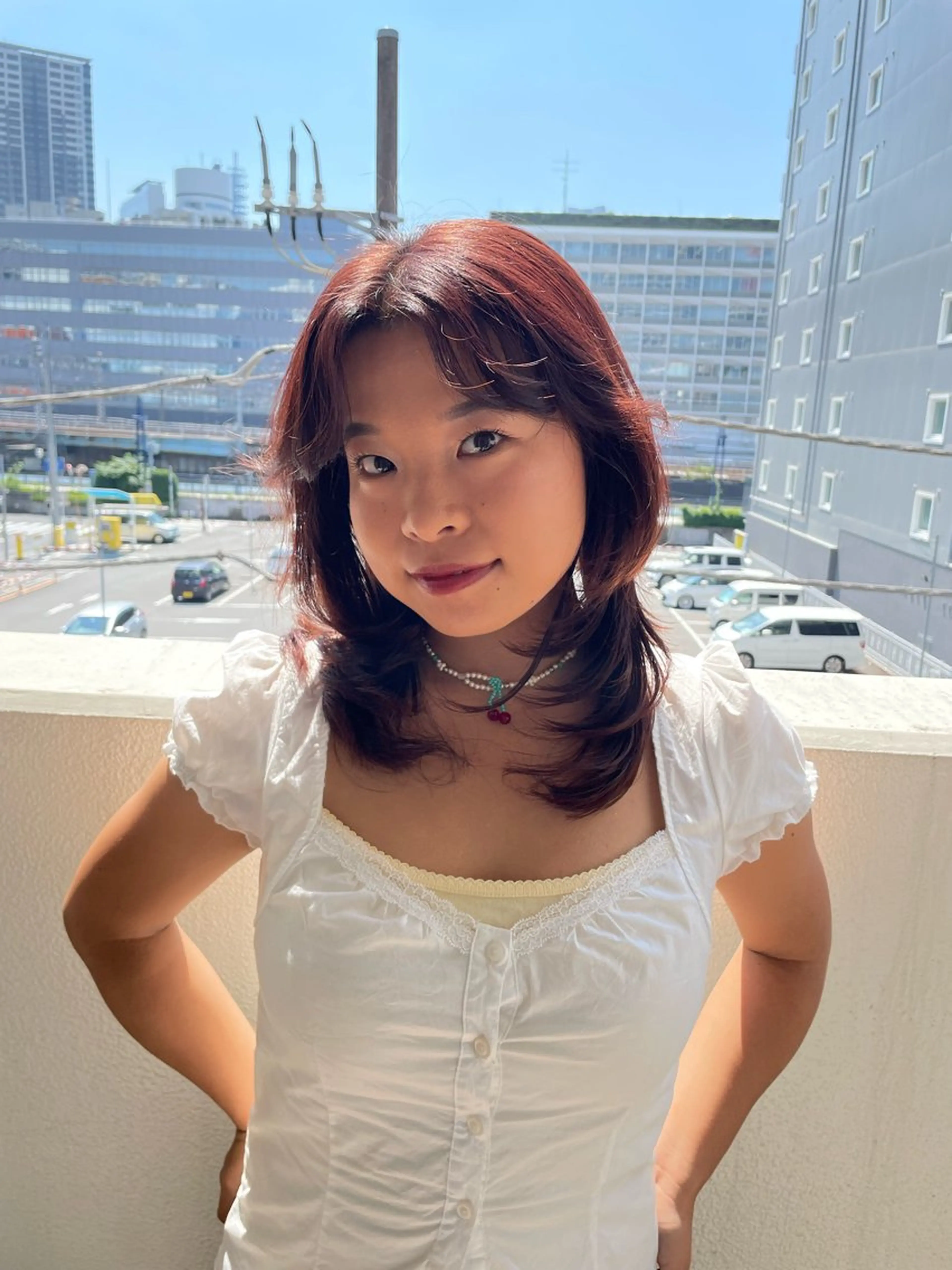 ミディアム カラー カット ヘアカラー トリートメント Toiro 横浜所属・🎀レイヤー/パーマ カラー/ai🎀のヘアスタイル