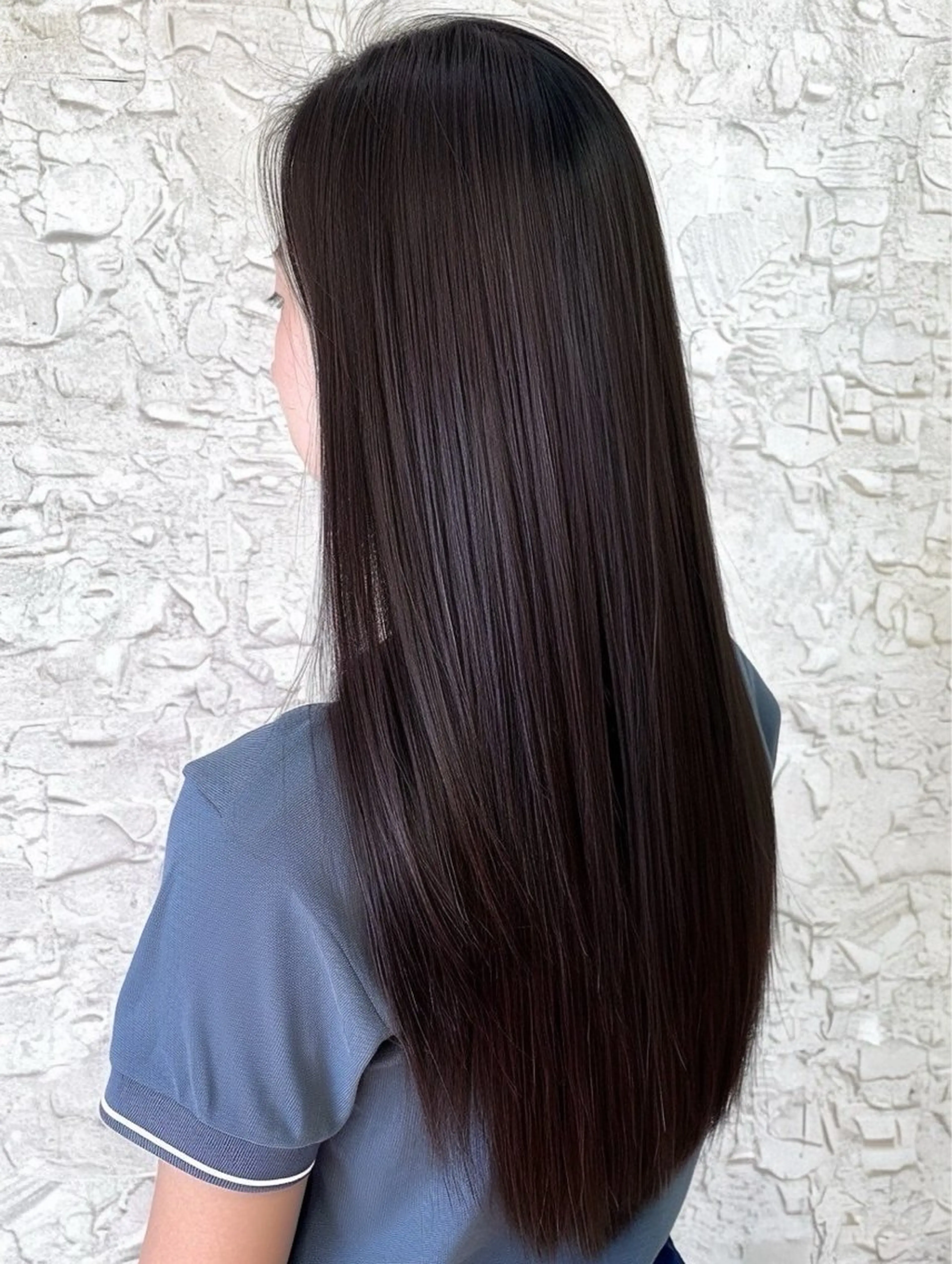 セミロング 髪質改善 酸性ストレート カット 縮毛矯正 トリートメント 銀座/レイヤー 🌷nonoka🌷のヘアスタイル