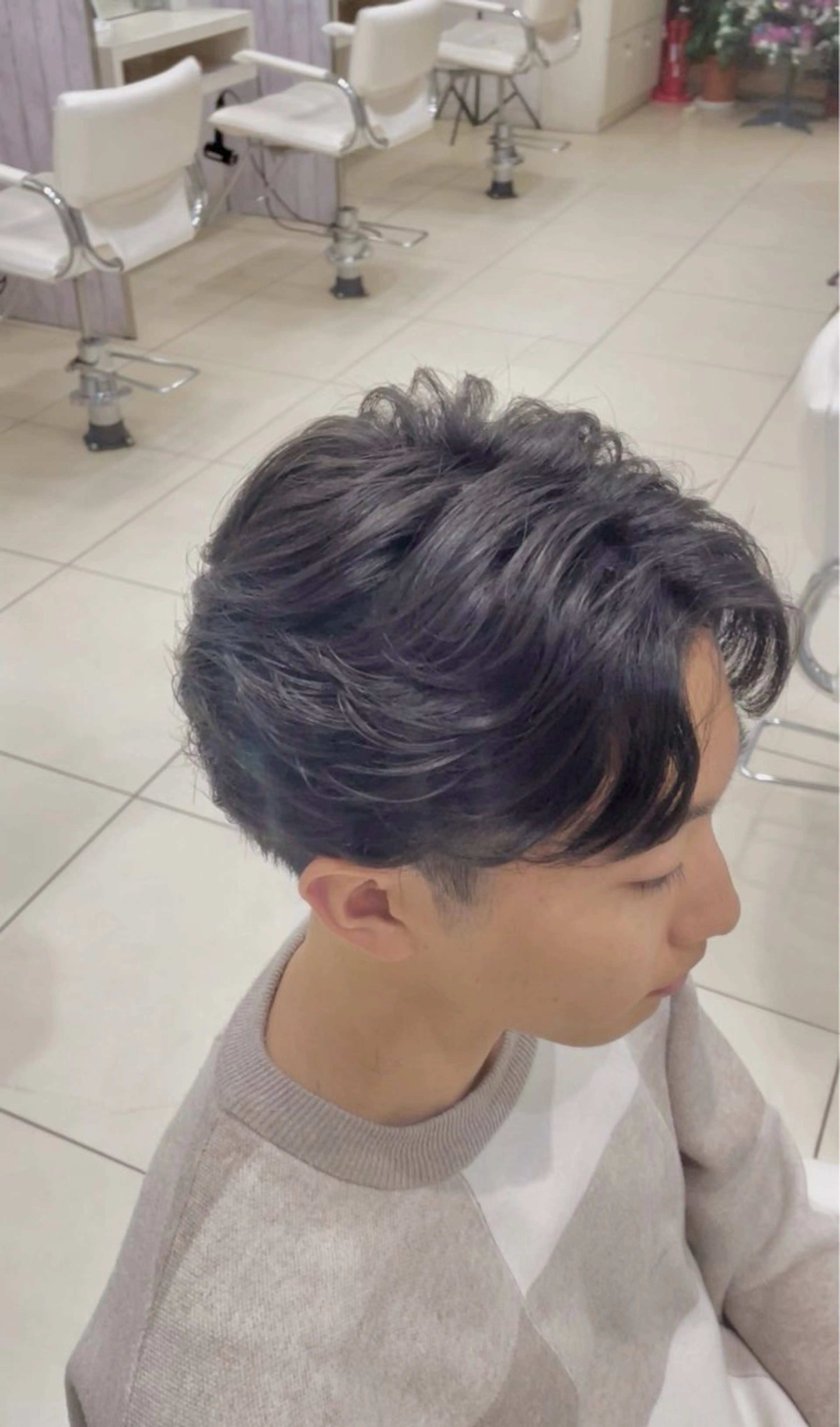 パーマ メンズ カット パーマ メンズニュアンス パーマ特化akaneのヘアスタイル