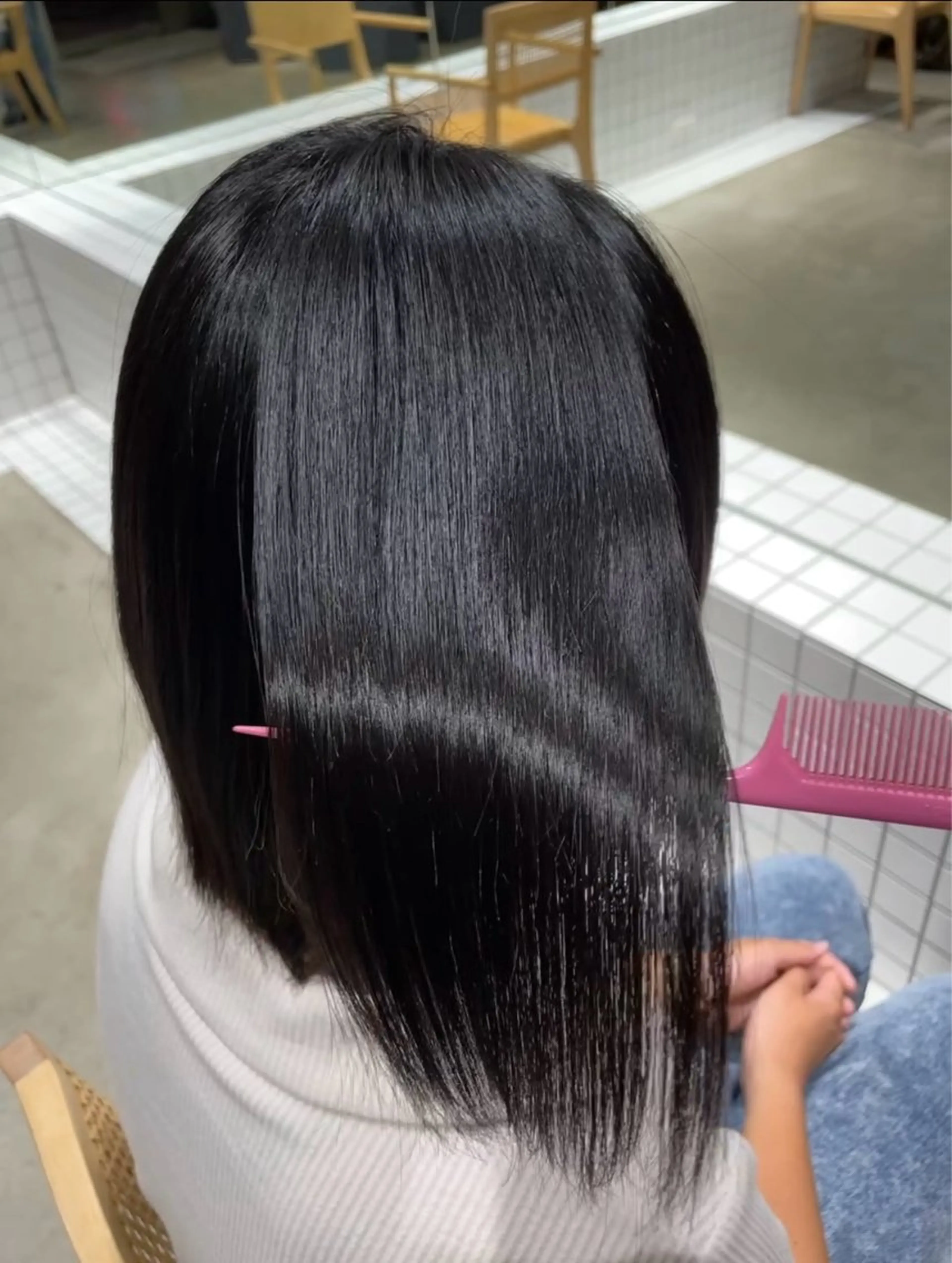 ショート パーマ 縮毛矯正 頼金 愛海のヘアスタイル