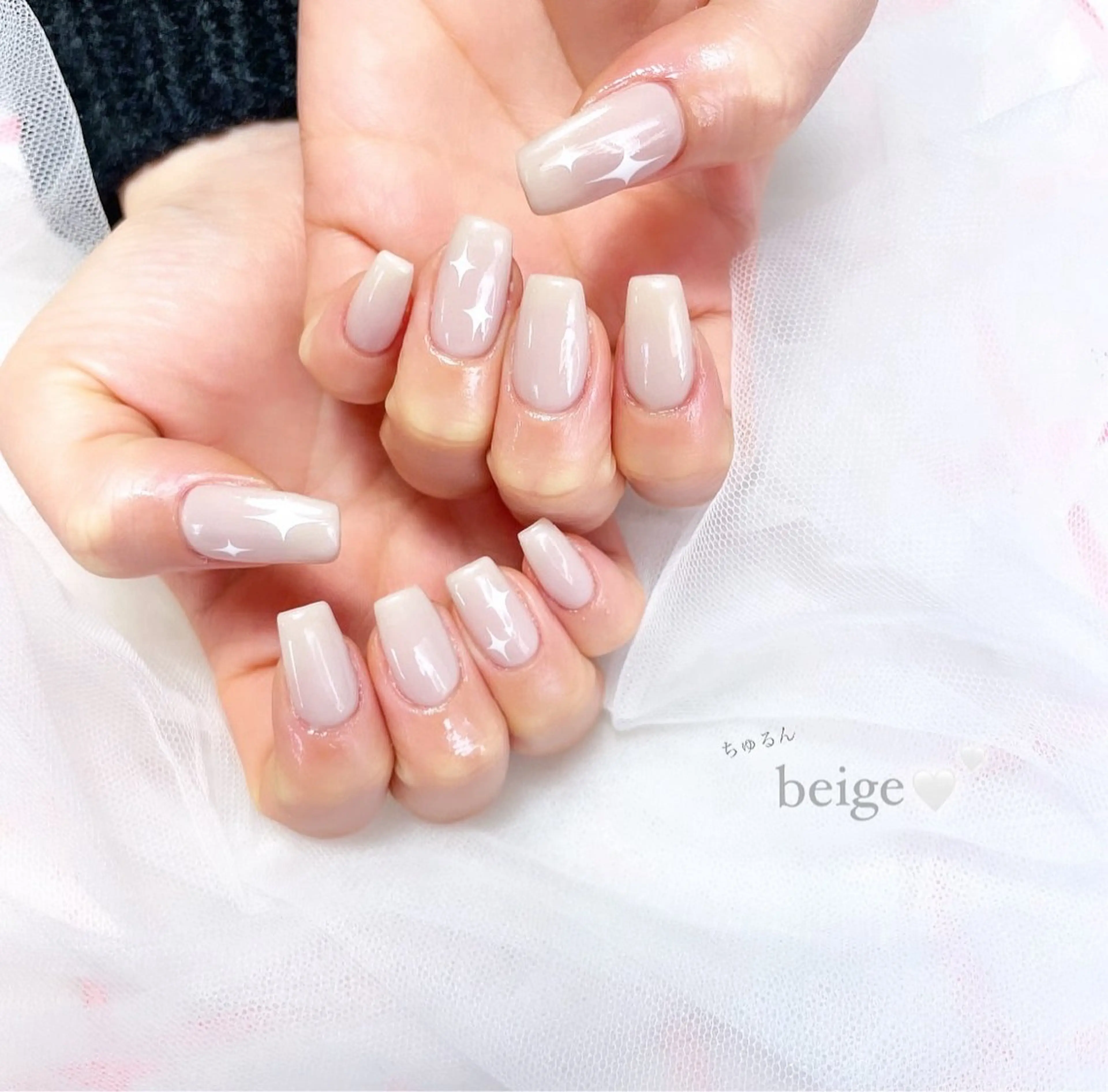 ネイル シンプルネイル ハンドネイル キラオメ Neneのネイルデザイン