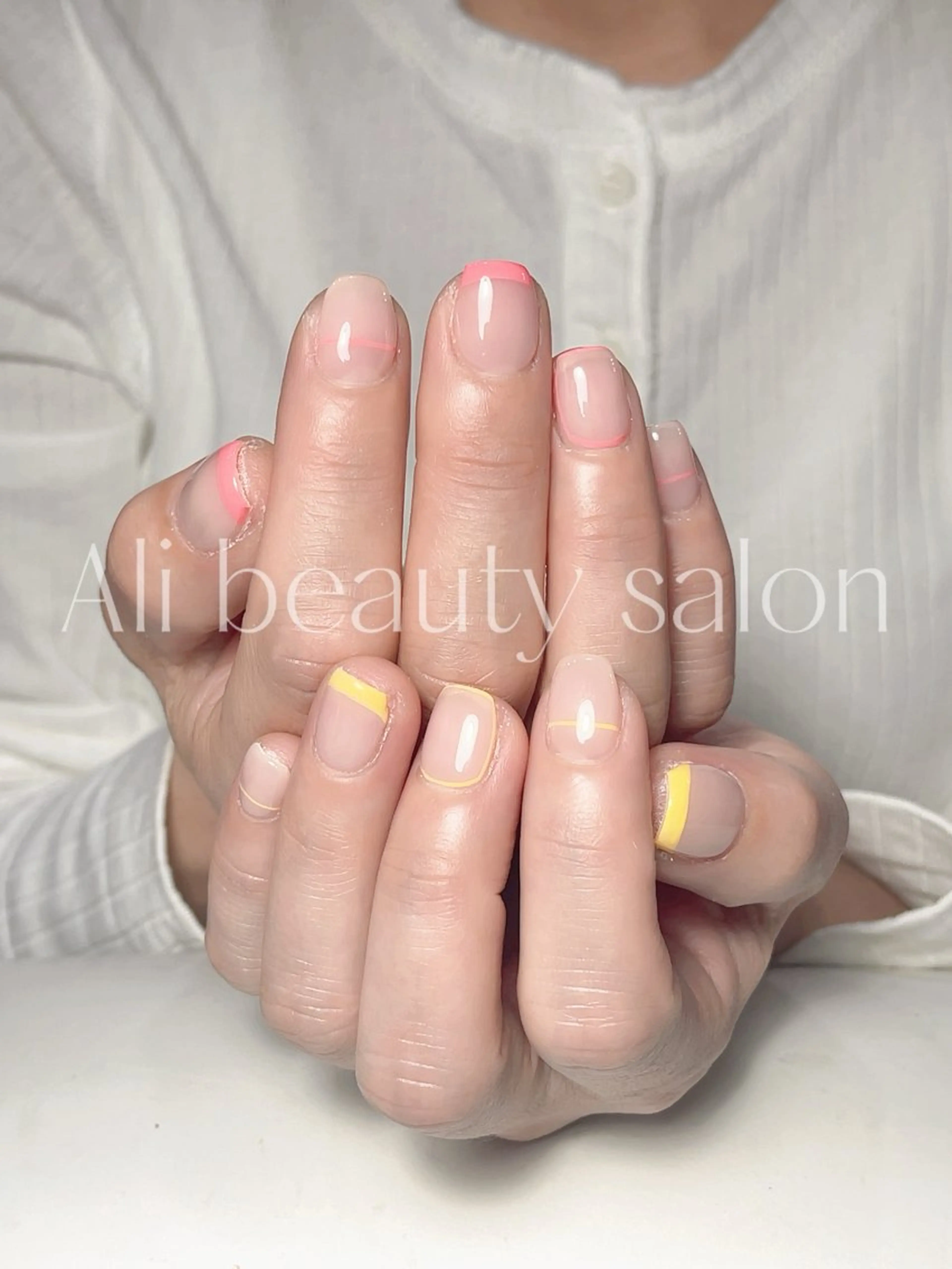 ネイル シンプルネイル ハンドネイル Ali 新小岩 ネイル専門のネイルデザイン