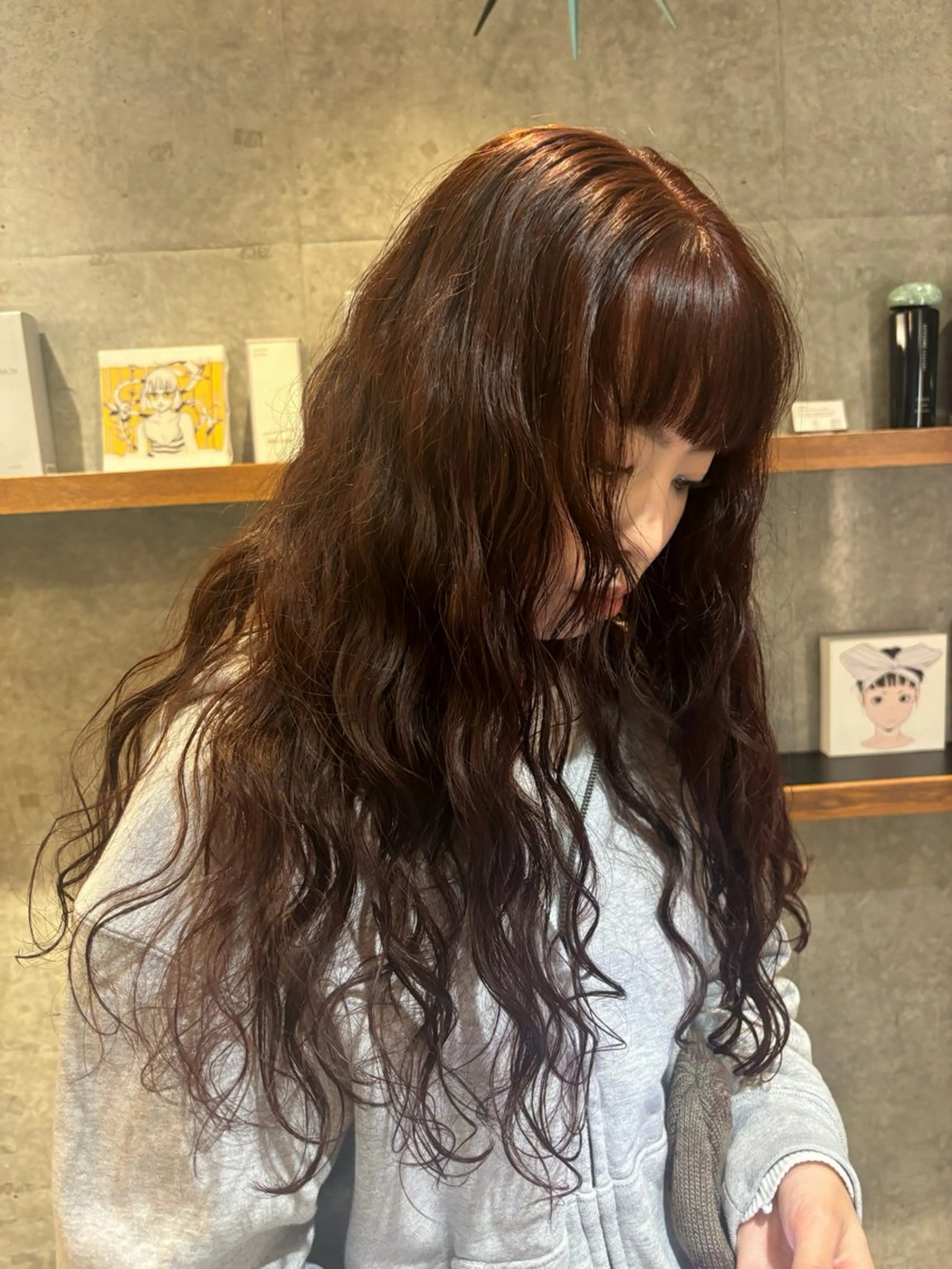 カラー パーマ オレンジ 西荻窪駅徒歩1分✨ /Lalaのヘアスタイル