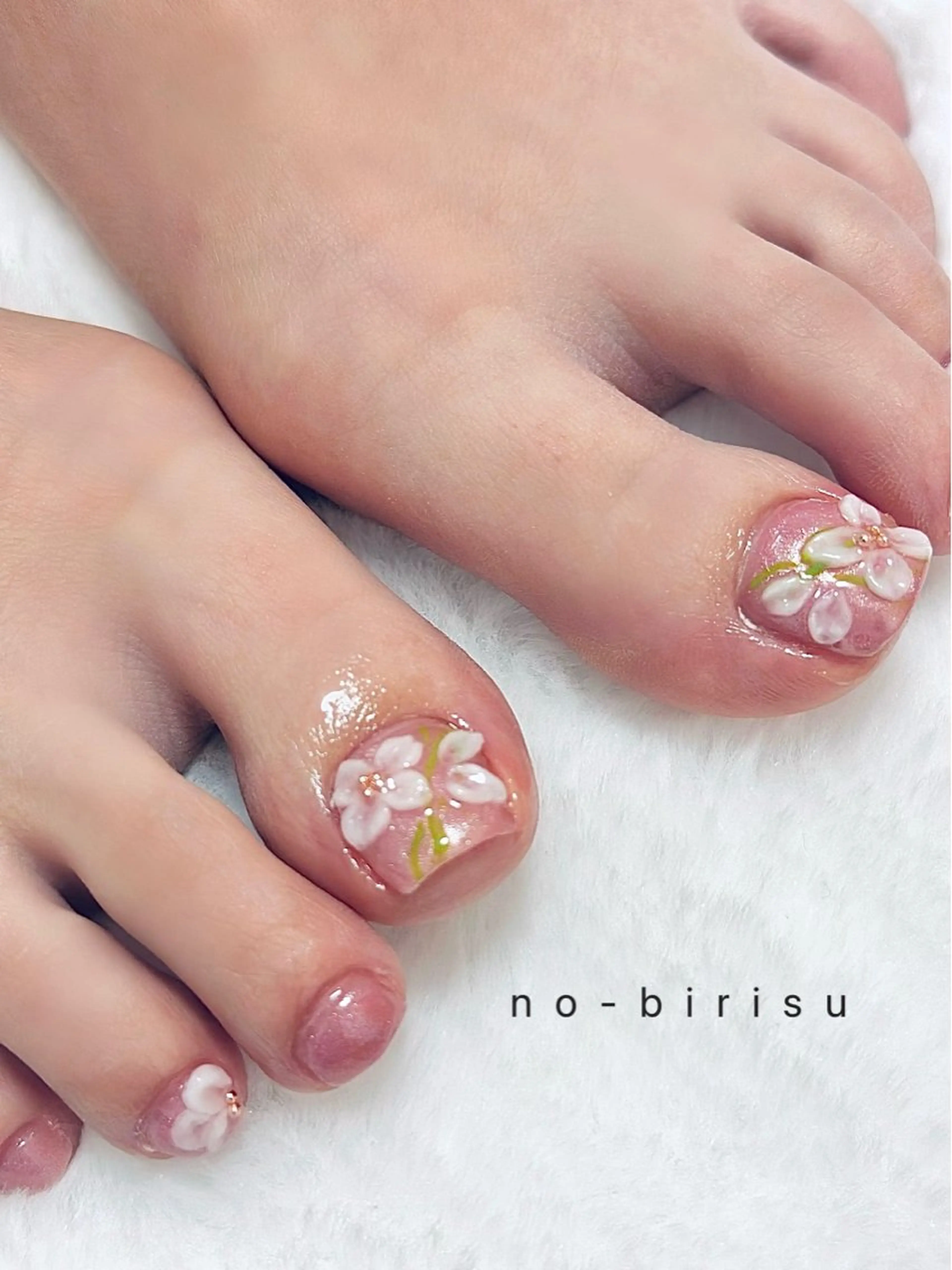 ネイル フットネイル no-birisu nailのネイルデザイン