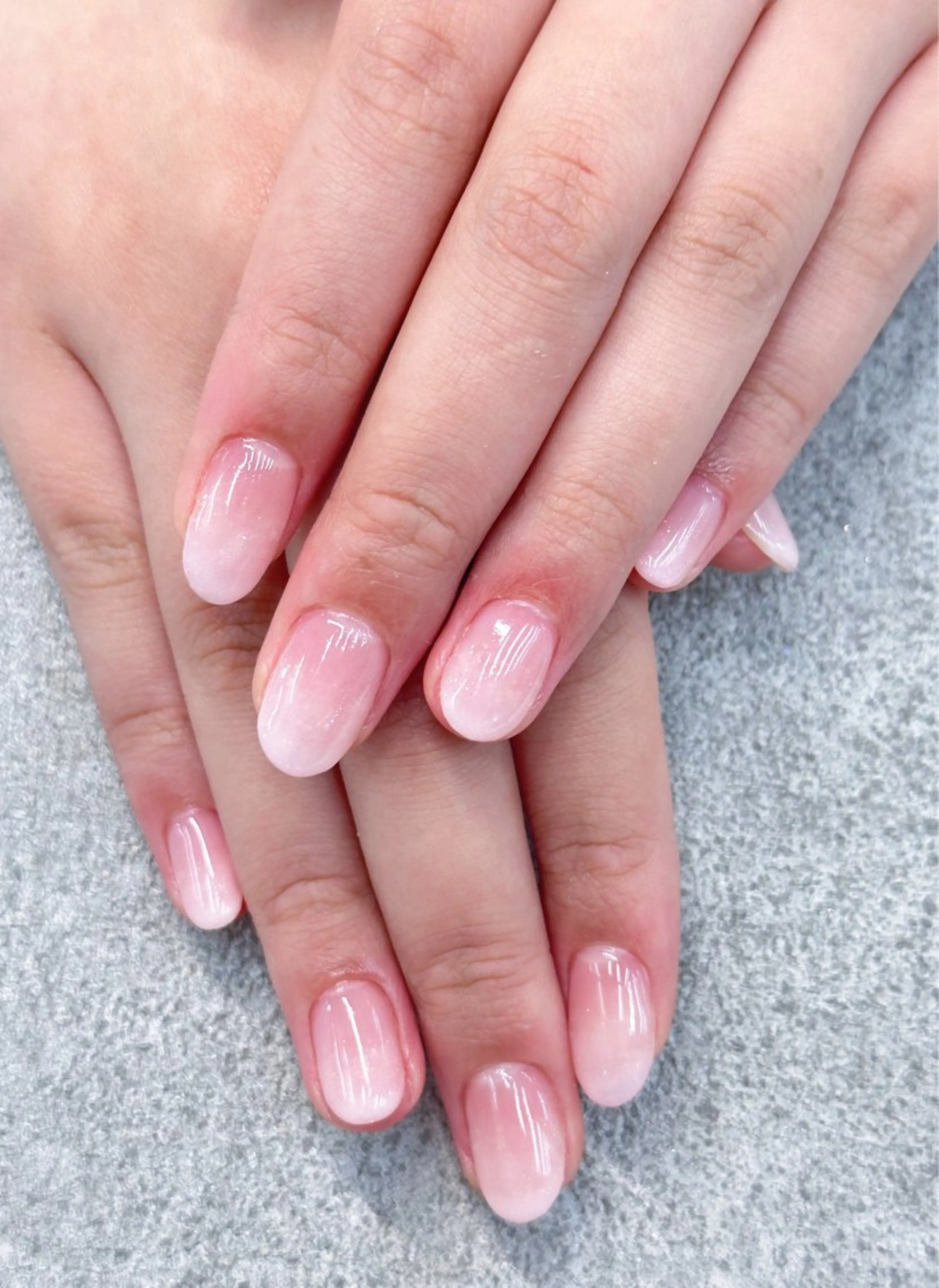 ネイル グラデーション ラメ(グリッター) ラメグラデーション パステルネイル ピンク MAXKELLY MEGUMIのネイルデザイン