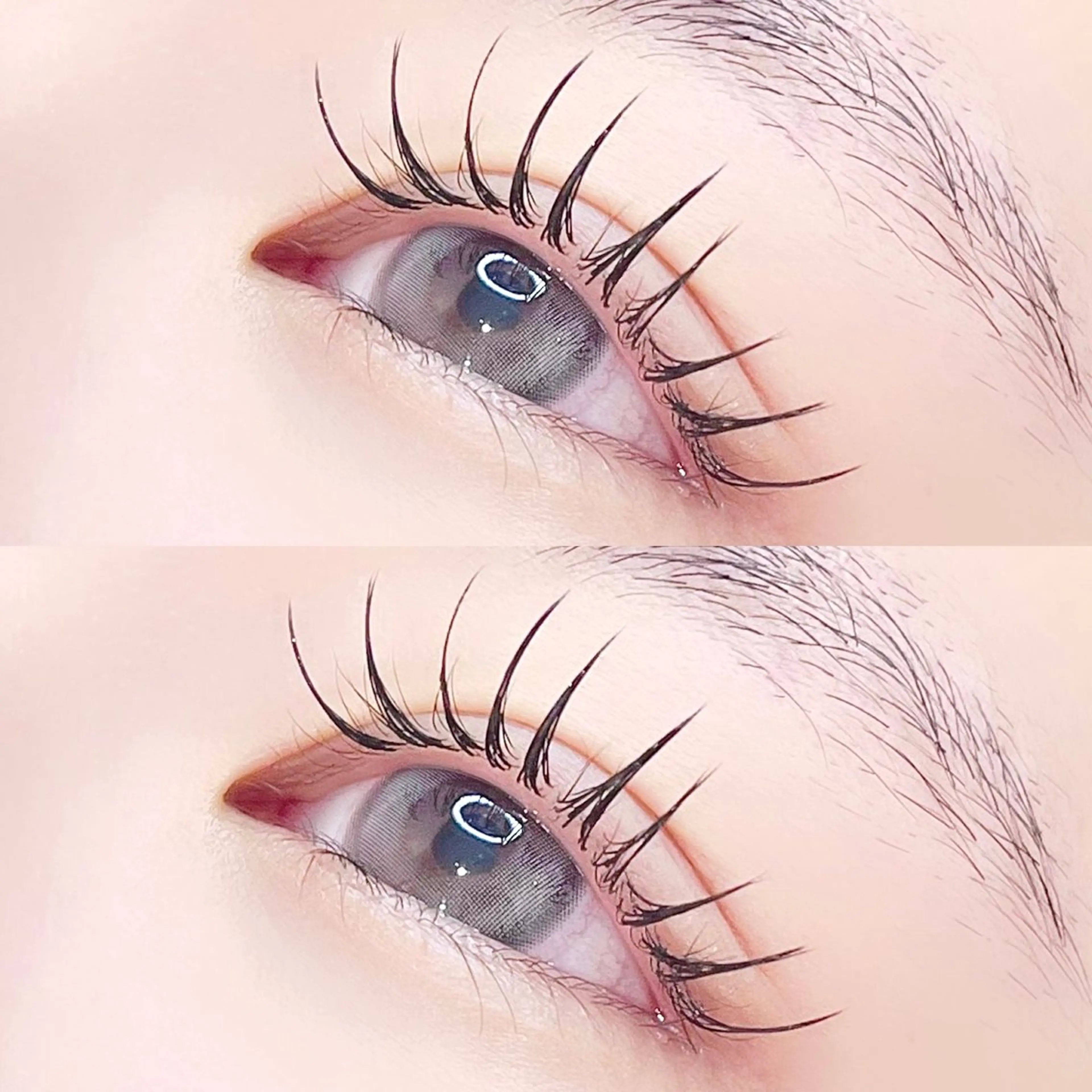 マツエク・マツパ キュート フラットラッシュ ナチュラル 長尾 桃果 🫧 eyelistのマツエク・マツパデザイン