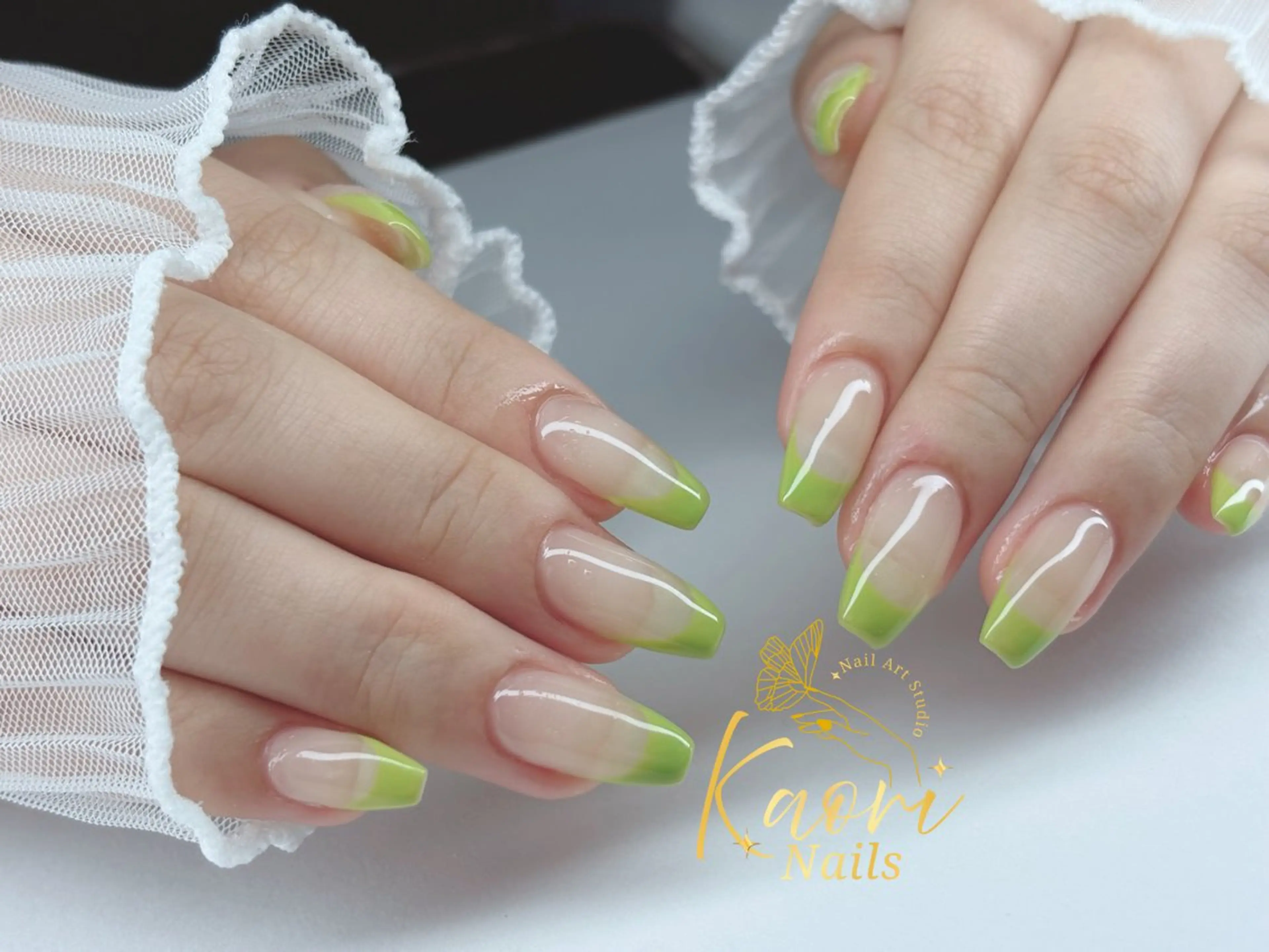 ネイル ジェルネイル 韓国ネイル ニュアンスネイル ワンホンネイル Haru Kaori 渋谷のネイルデザイン