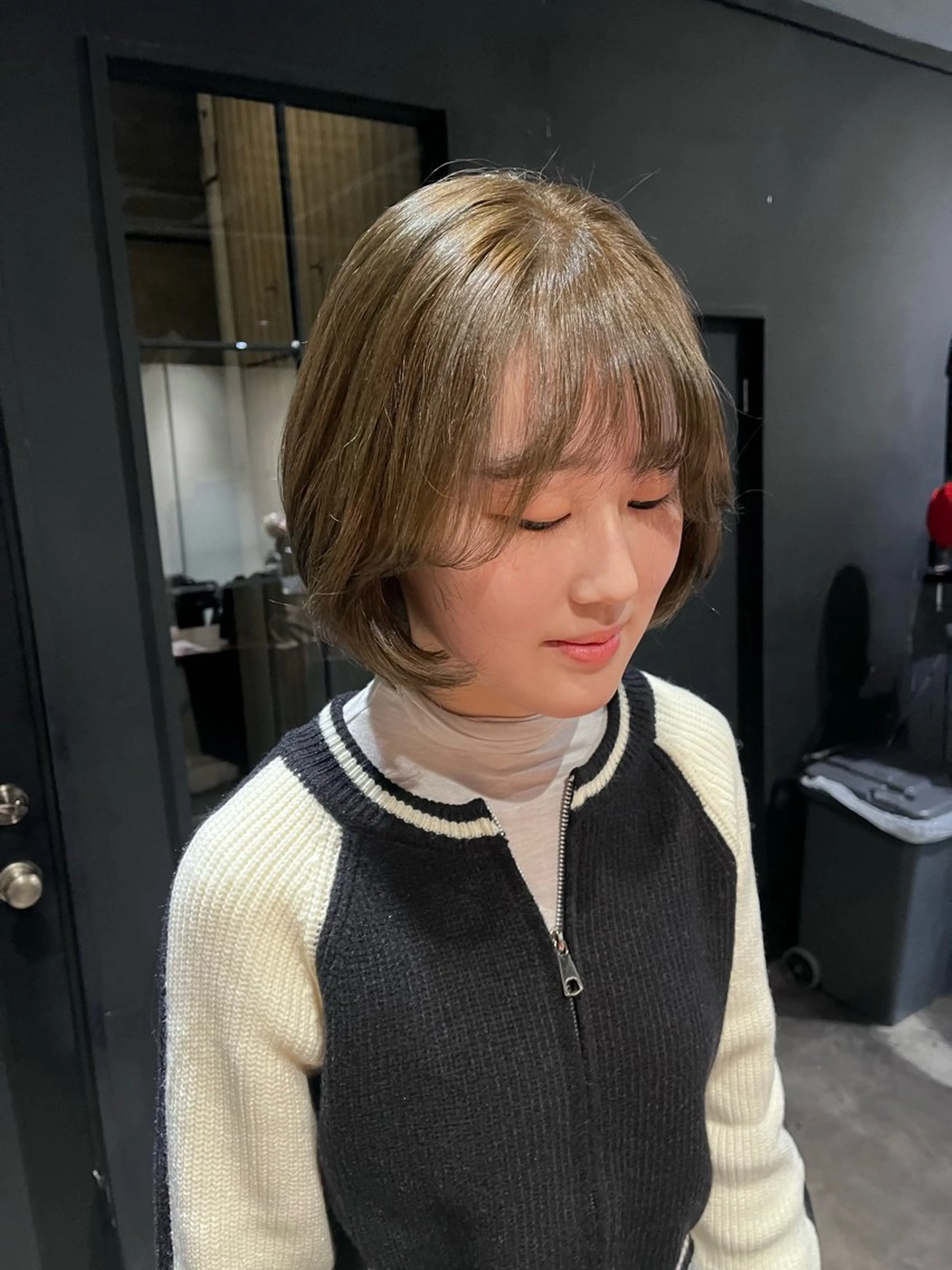 ショート ヘアカラー anri/梅田/ 透明感カラーのヘアスタイル