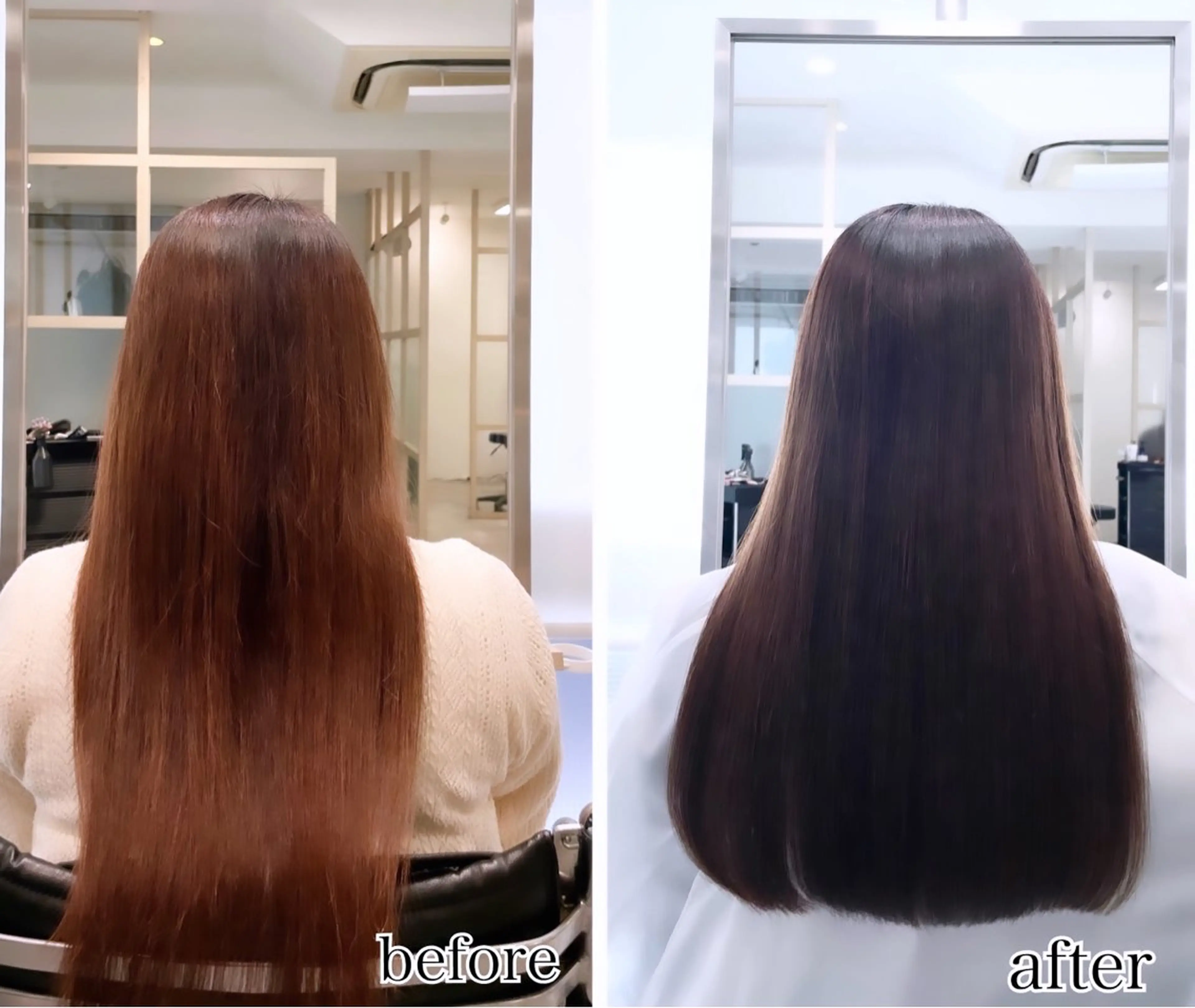 【🫧髪質改善水素ケアカラー🫧】　　　　　　　　　　　　　　　　　　　　カット＋艶カラー＋艶髪UPTOGLOSSの写真