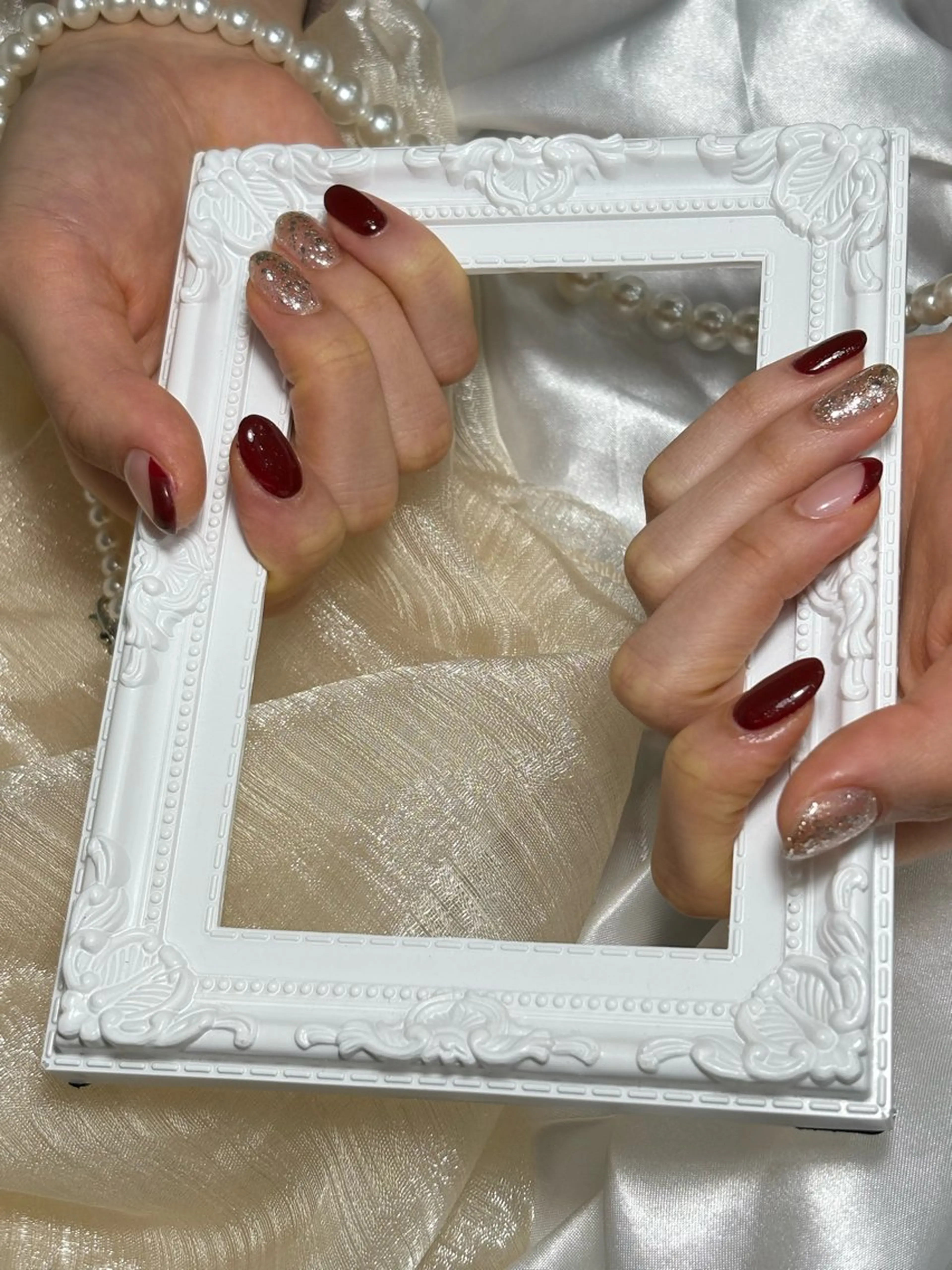 🟥✨ハンドネイルの写真