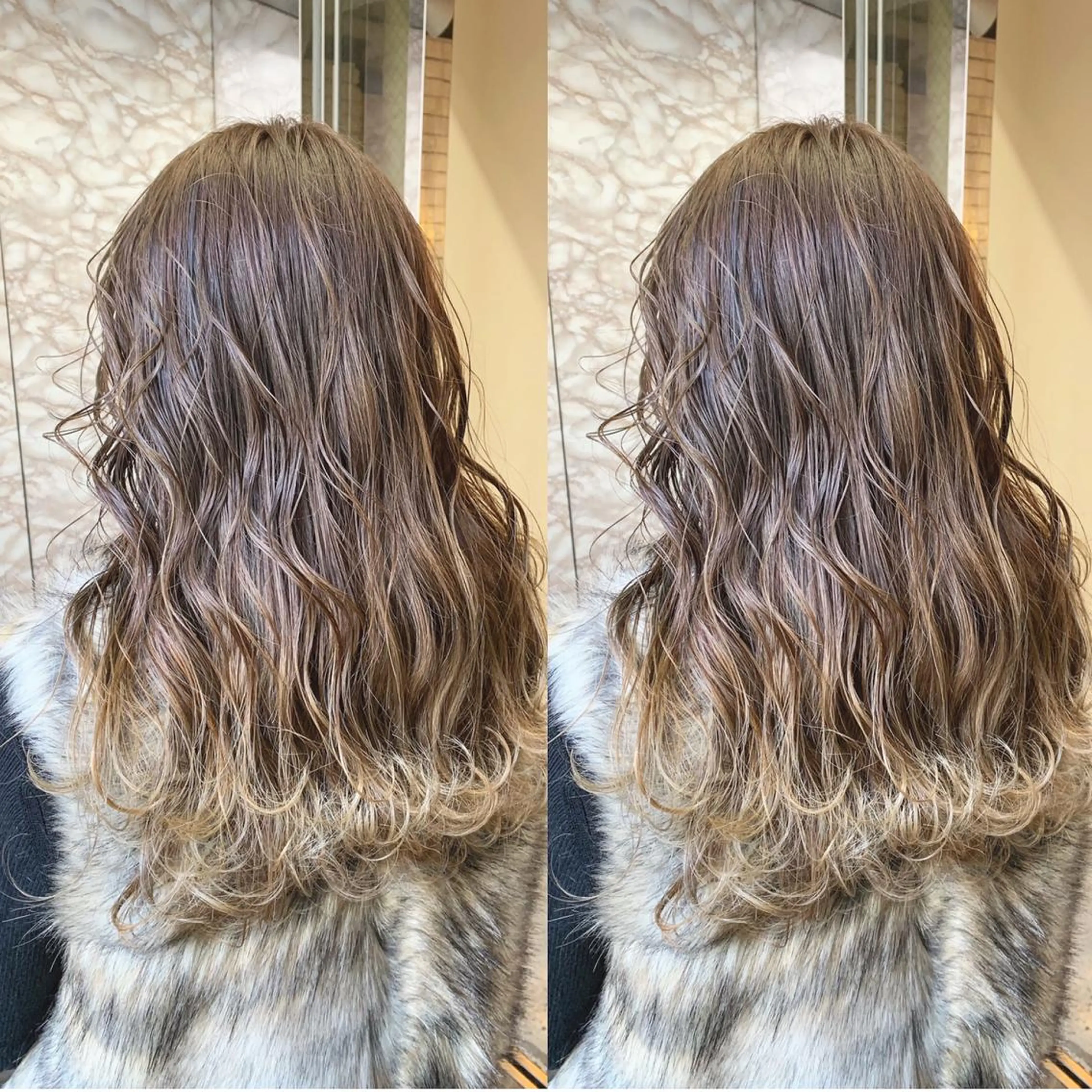 セミロング カラー ヘアカラー トリートメント 🉐レイヤー/塩見 弘樹🉐渋谷のヘアスタイル