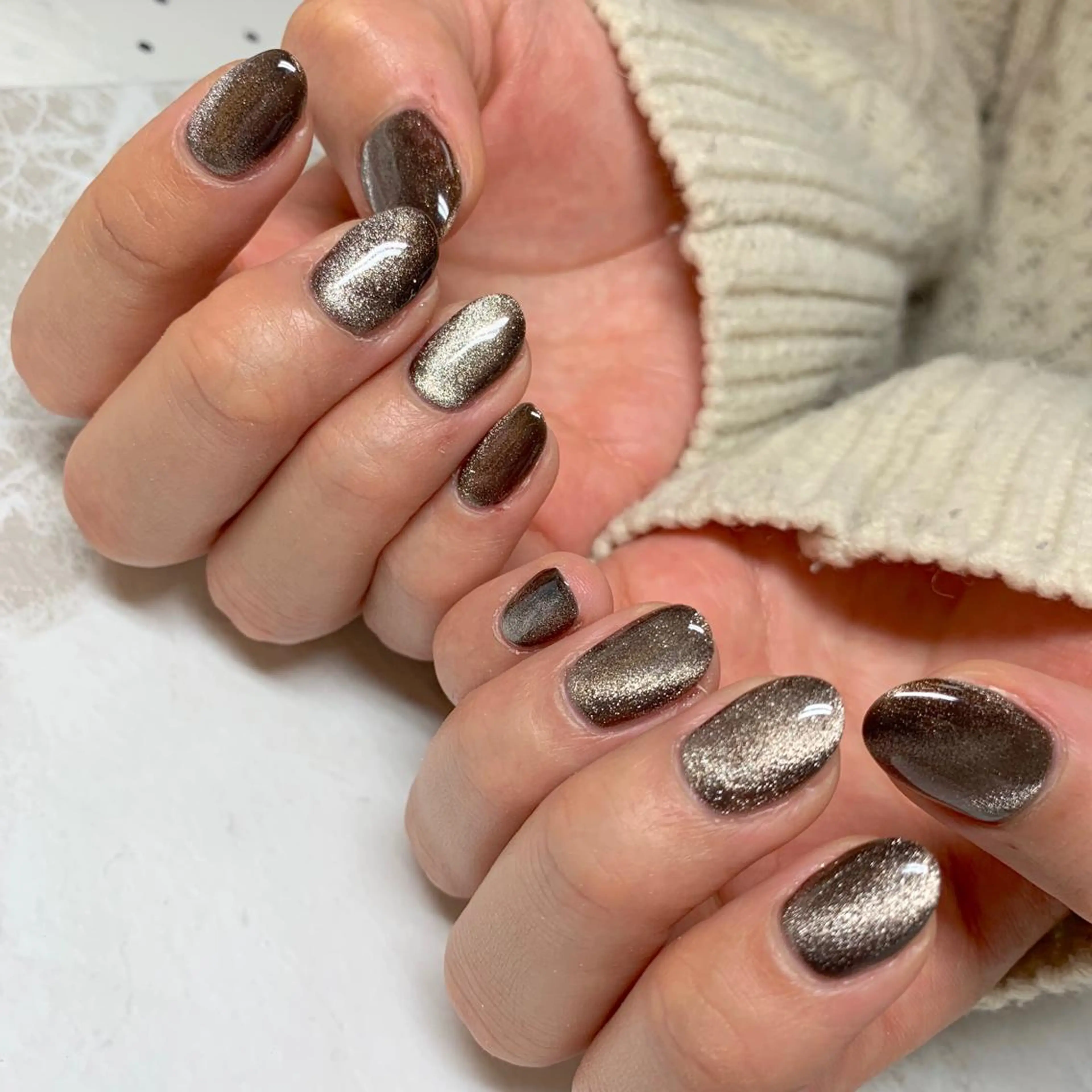 ネイル マグネットネイル ハンドネイル フットネイル ハンドケア LULU LIMAのネイルデザイン