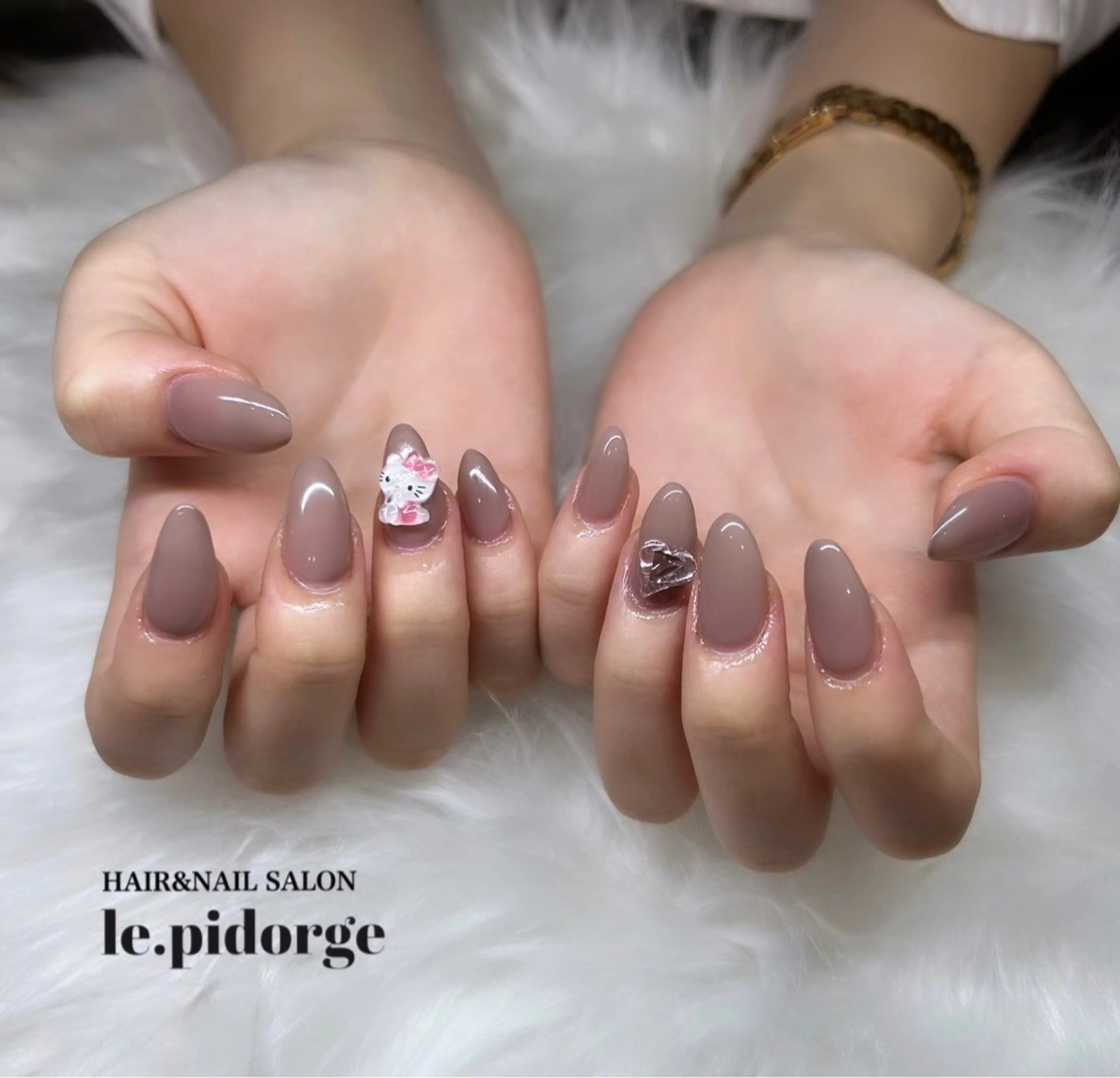 ネイル ワンカラーネイル 川合 真優のネイルデザイン