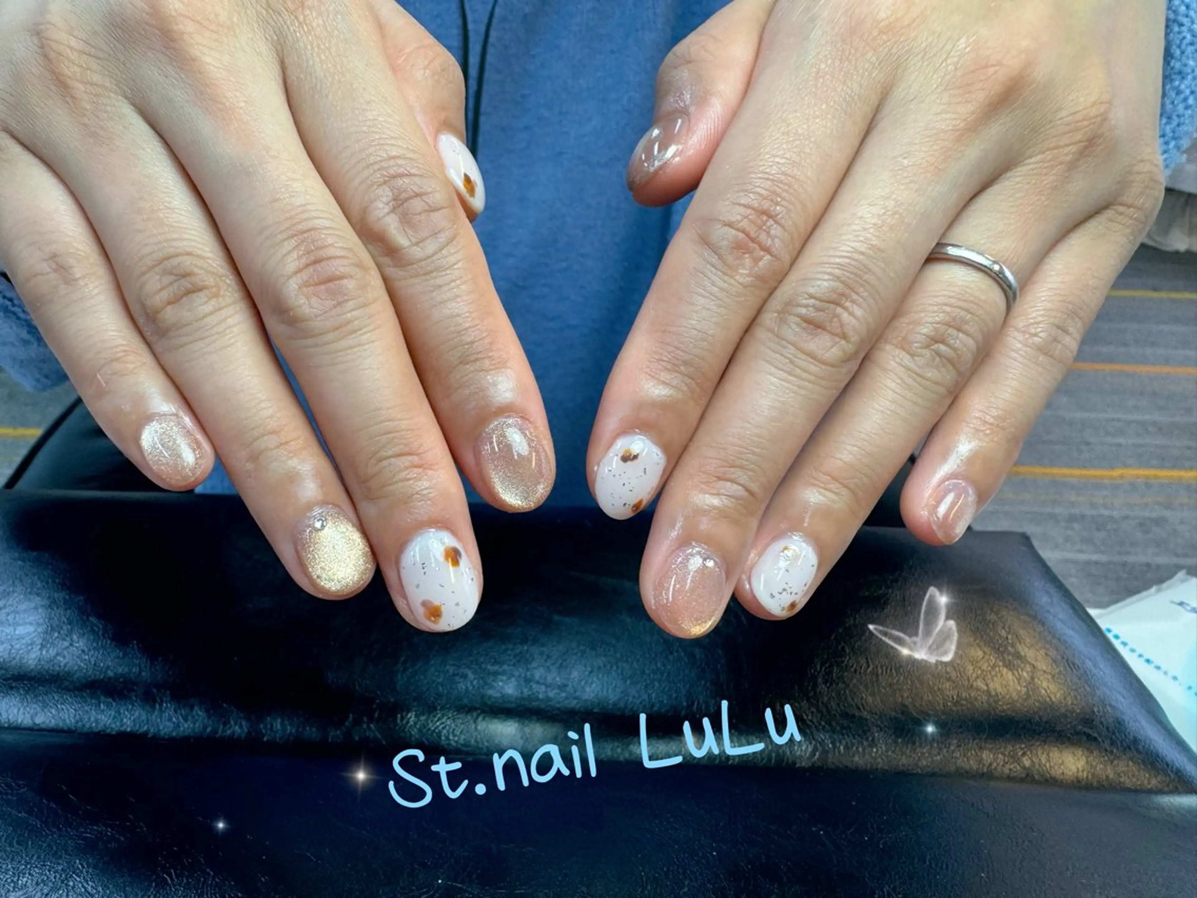 ネイル マグネットネイル ハンドネイル ル ルのネイルデザイン